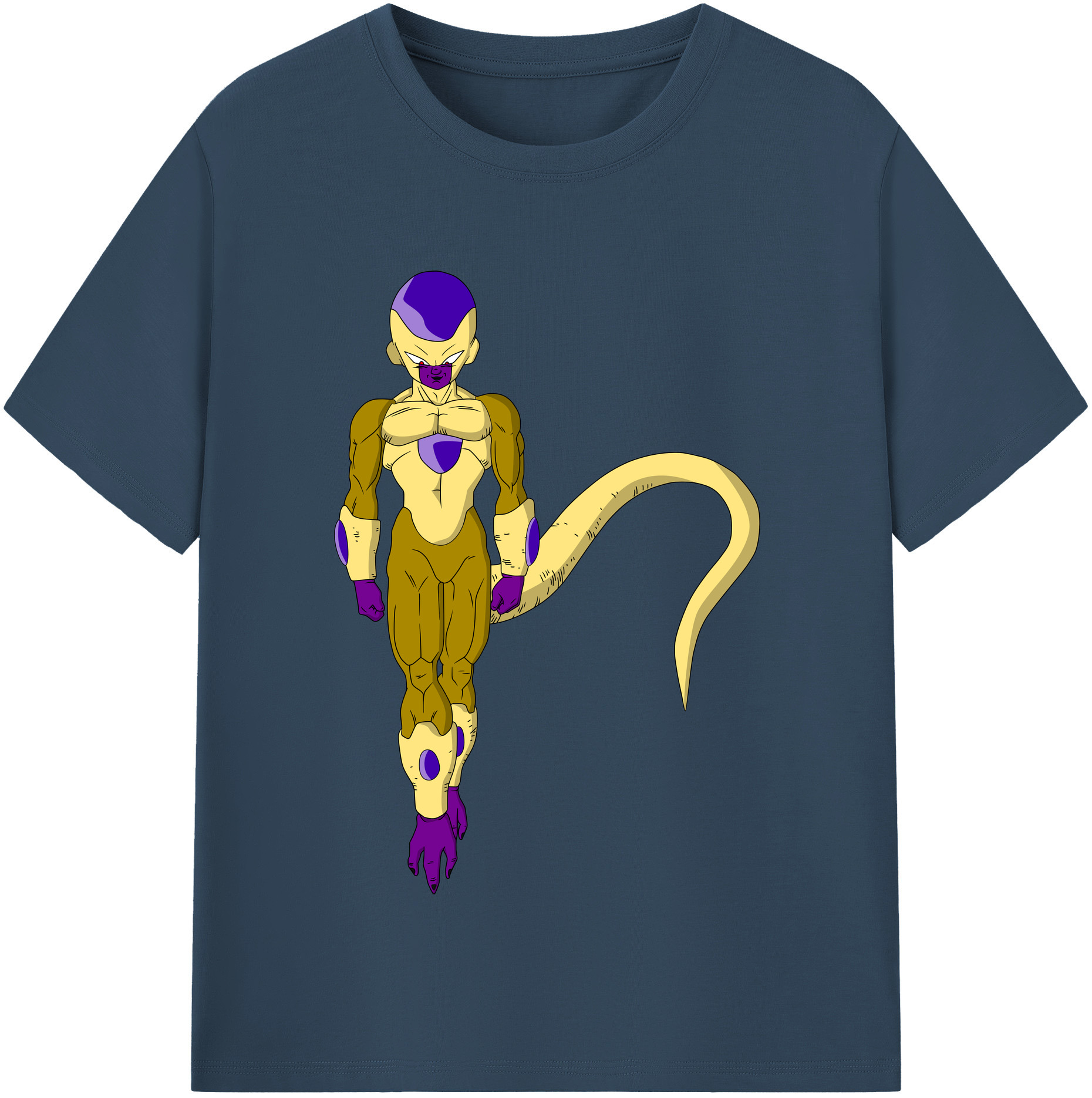 （画像用） ドラゴンボール フリーザ DRAGON BALL Frieza 綿100％半袖Tシャツ（フロントプリント）