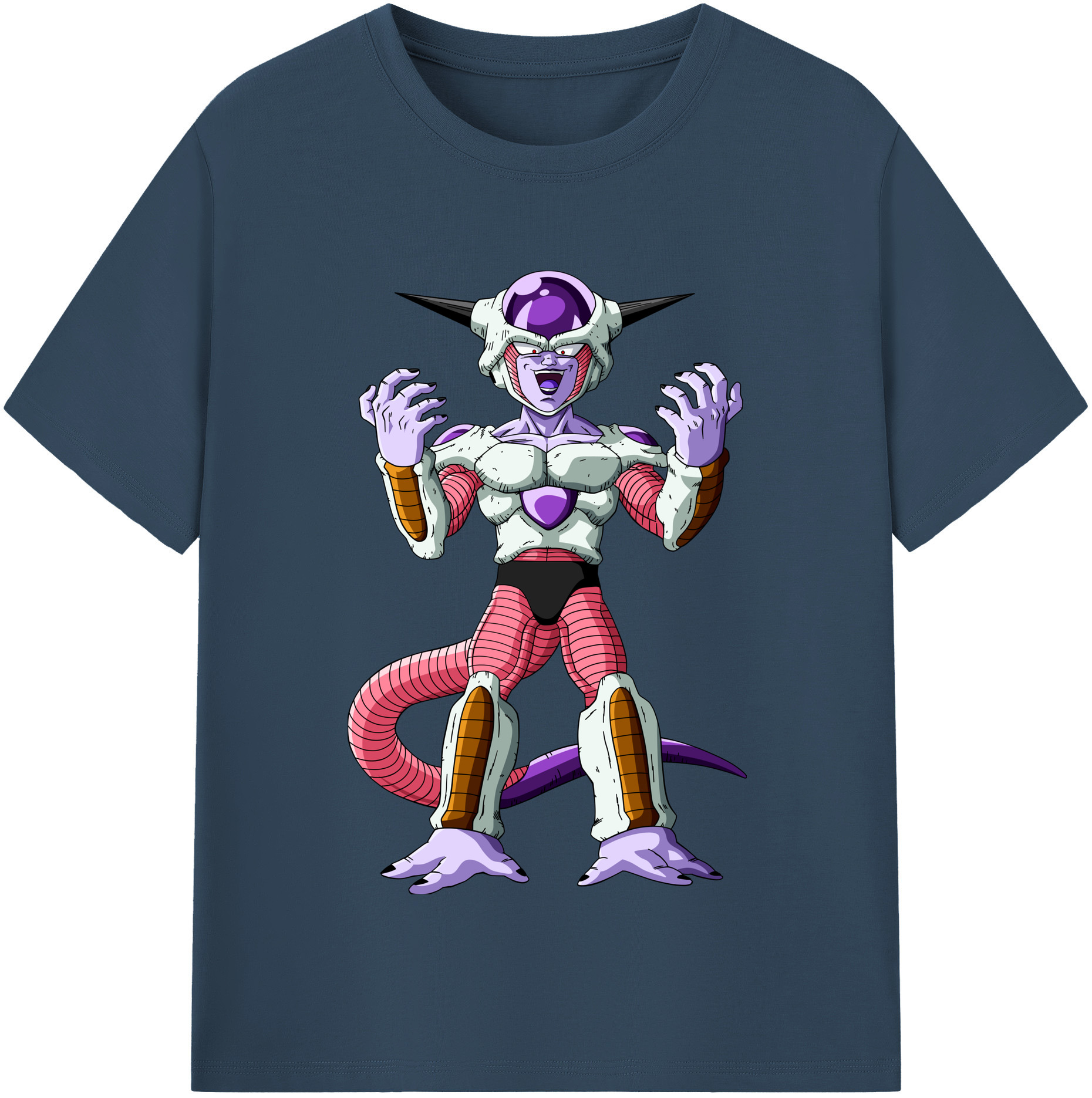 （画像用） ドラゴンボール フリーザ DRAGON BALL Frieza 綿100％半袖Tシャツ（フロントプリント）