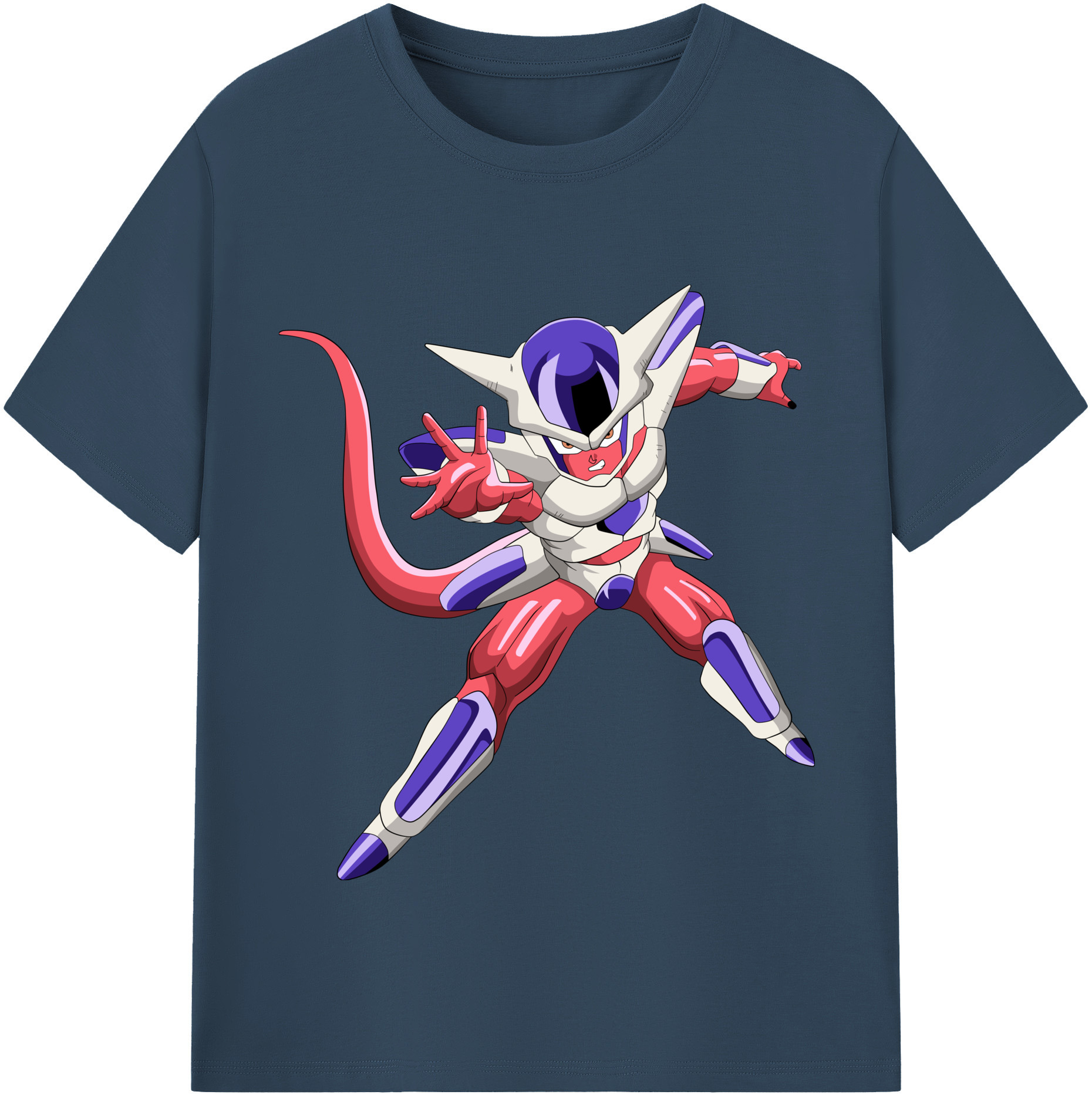 （画像用） ドラゴンボール フリーザ DRAGON BALL Frieza 綿100％半袖Tシャツ（フロントプリント）