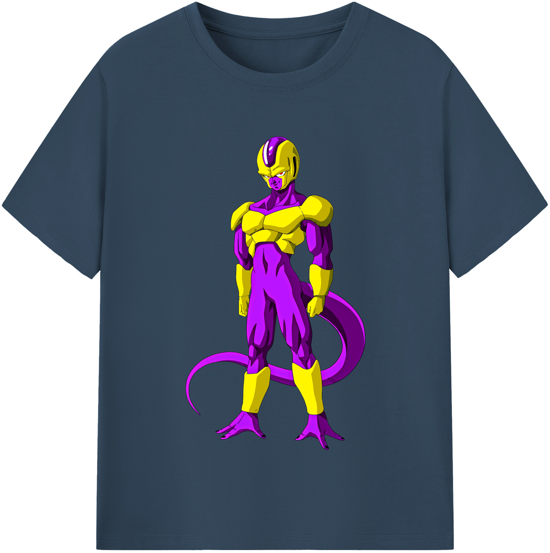 （画像用） ドラゴンボール フリーザ DRAGON BALL Frieza 綿100％半袖Tシャツ（フロントプリント）