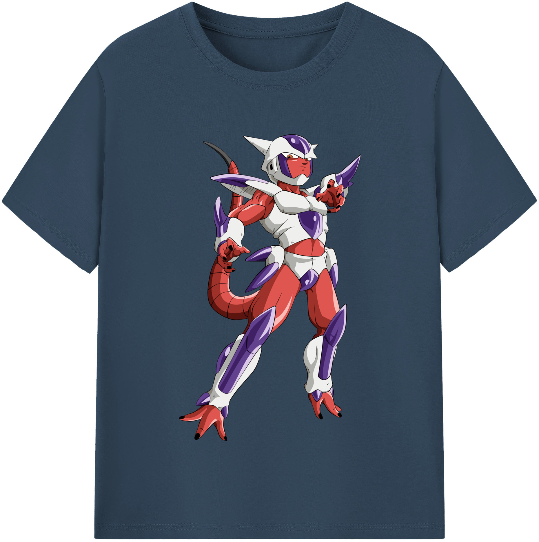 （画像用） ドラゴンボール フリーザ DRAGON BALL Frieza 綿100％半袖Tシャツ（フロントプリント）