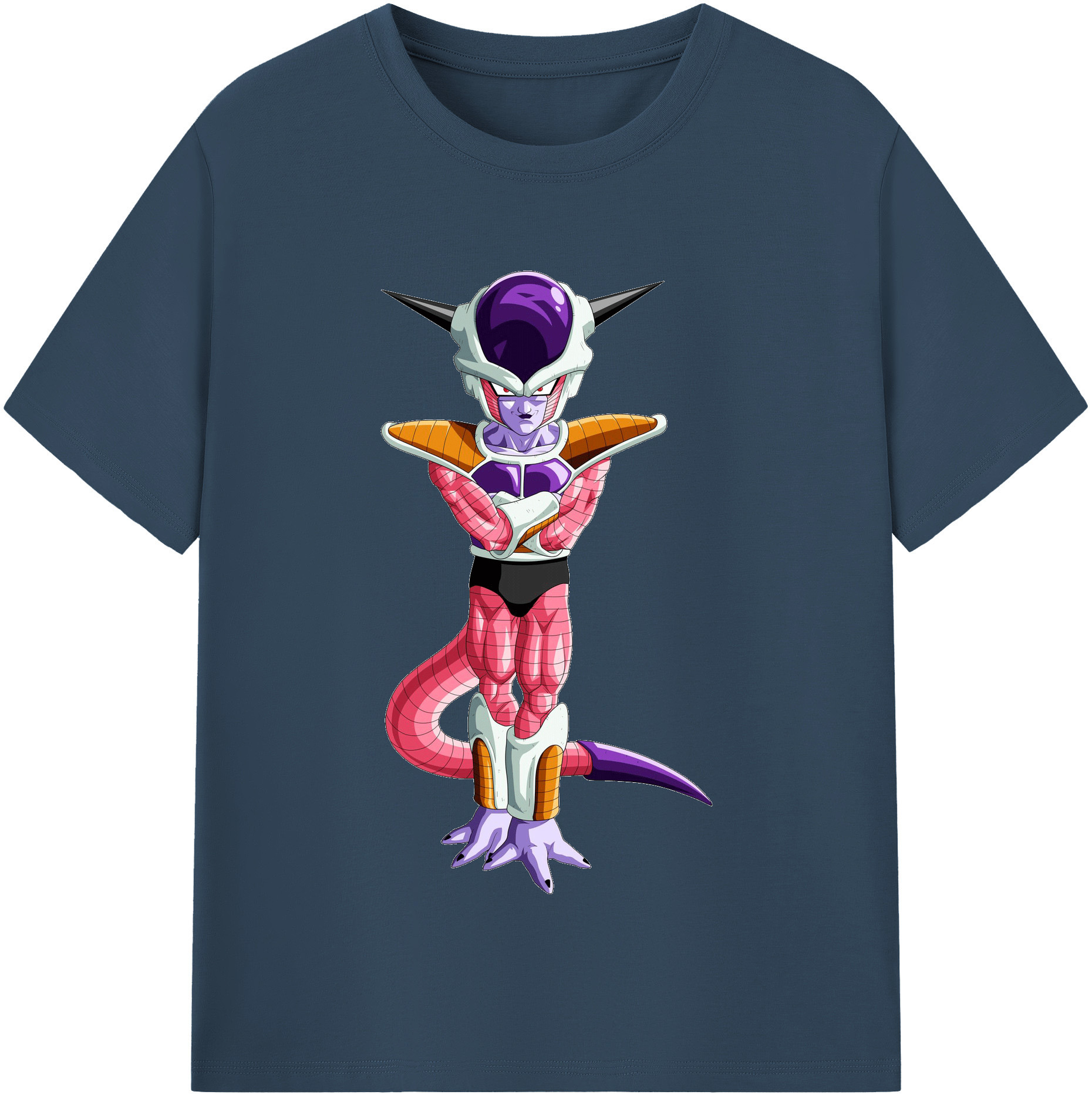 （画像用） ドラゴンボール フリーザ DRAGON BALL Frieza 綿100％半袖Tシャツ（フロントプリント）