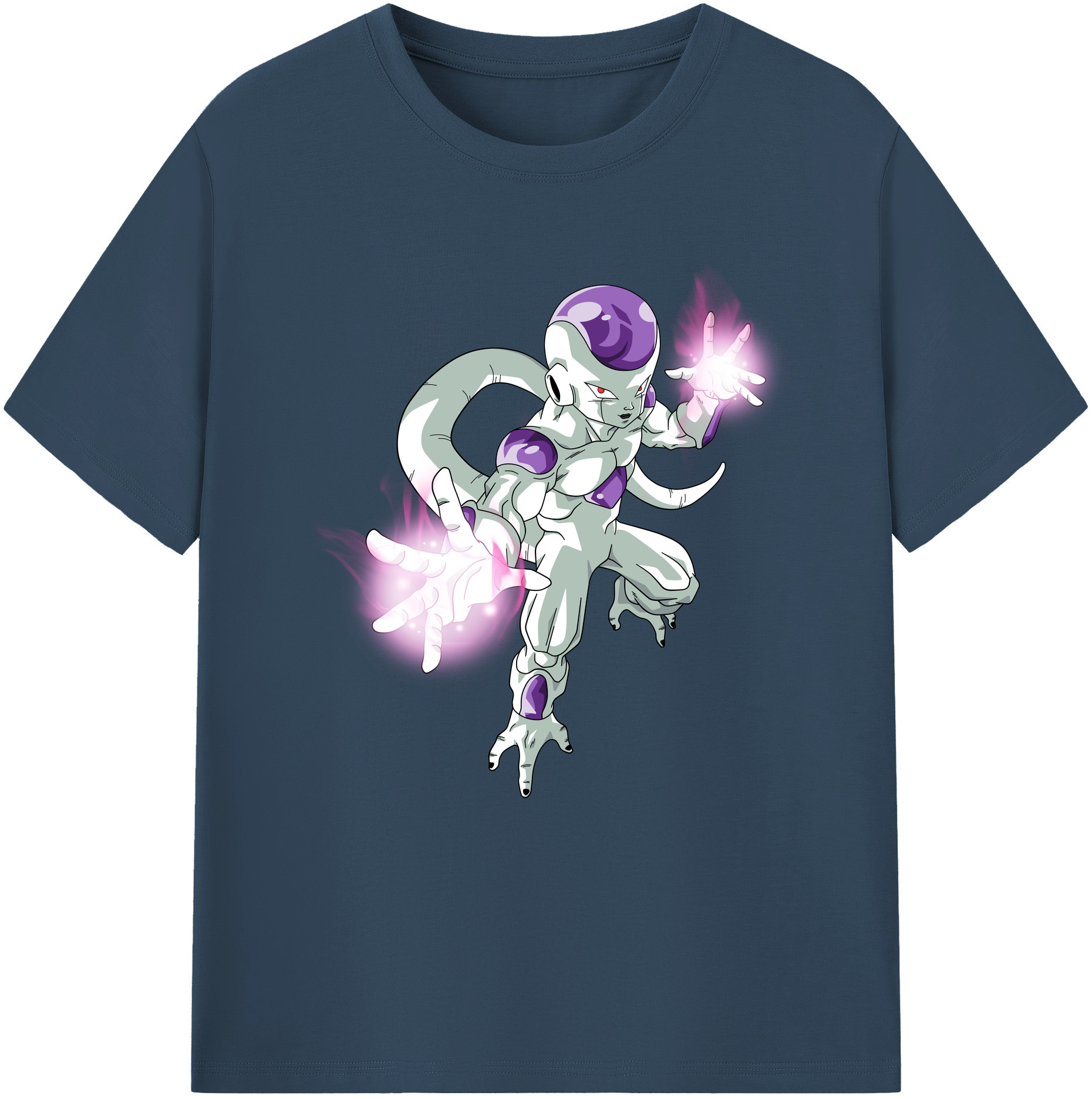（画像用） ドラゴンボール フリーザ DRAGON BALL Frieza 綿100％半袖Tシャツ（フロントプリント）