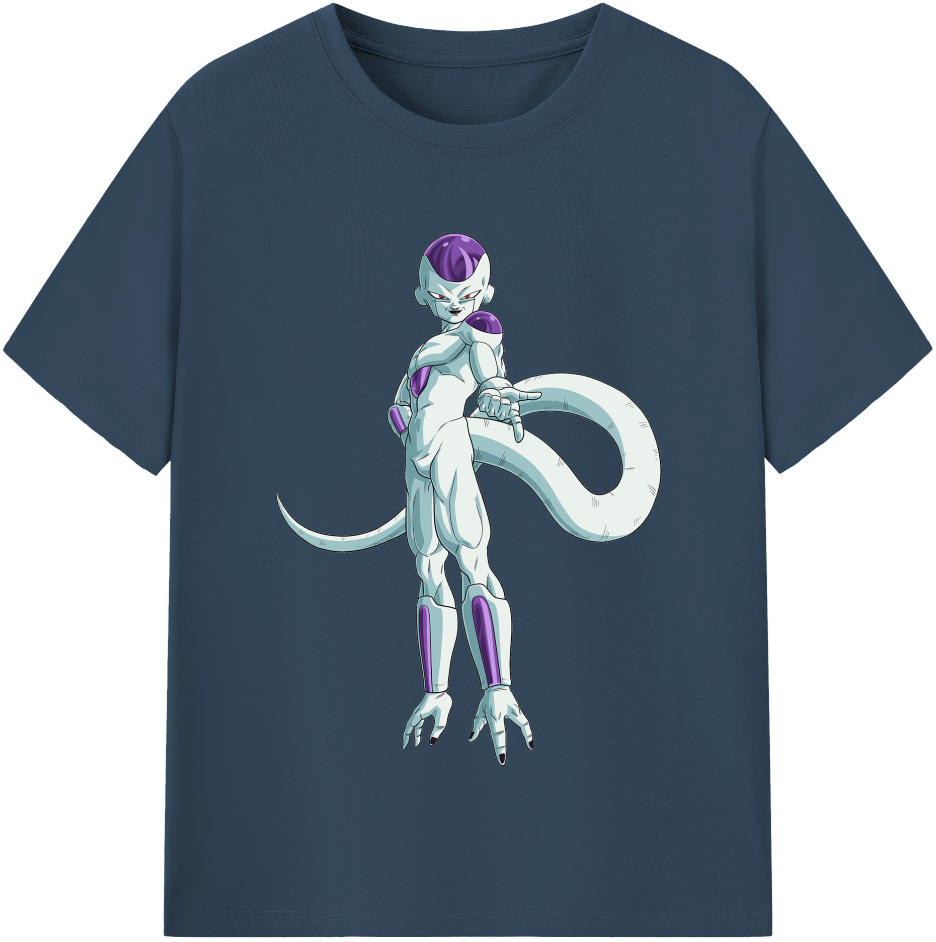 （画像用） ドラゴンボール フリーザ DRAGON BALL Frieza 綿100％半袖Tシャツ（フロントプリント）