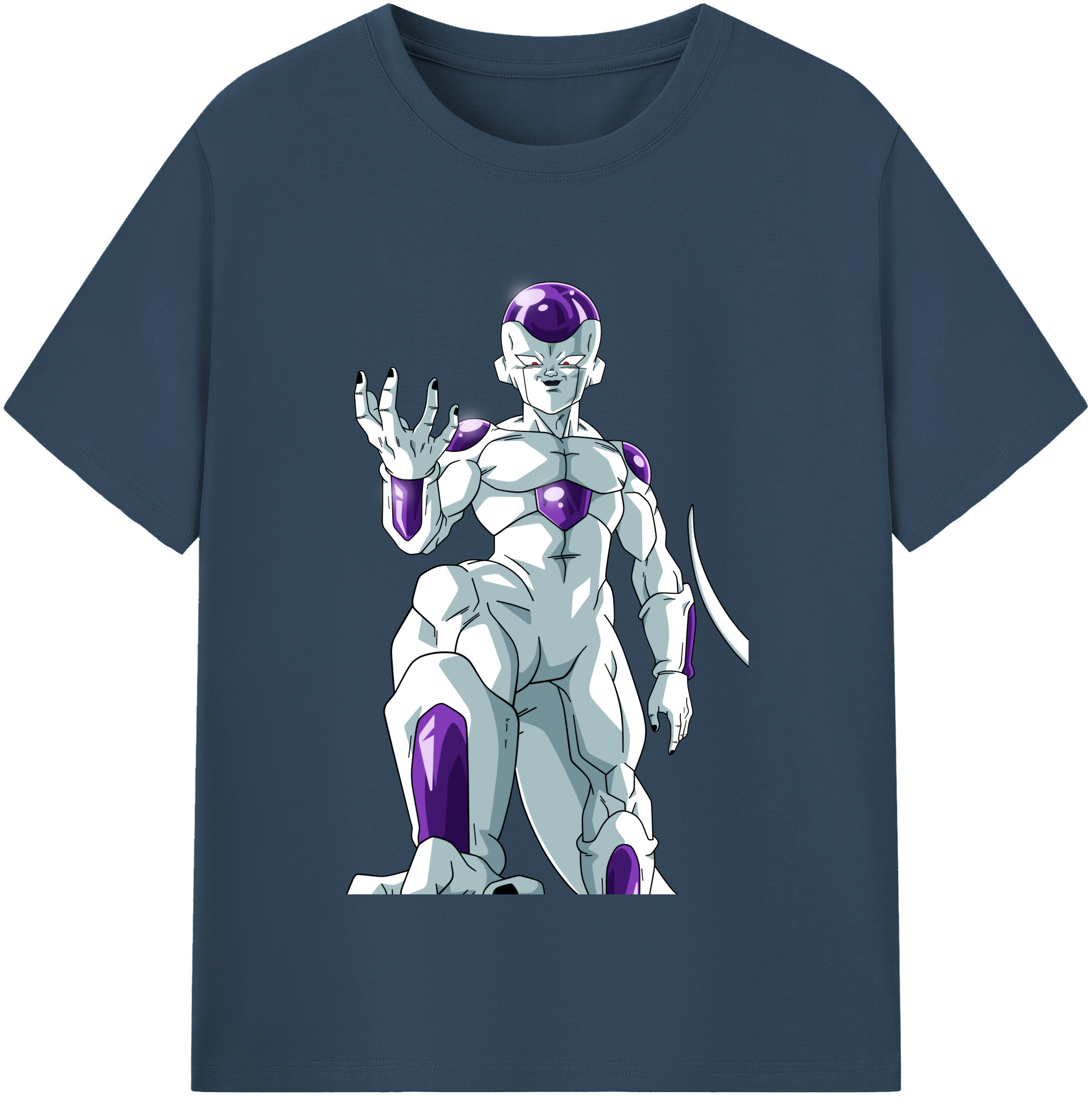 （画像用） ドラゴンボール フリーザ DRAGON BALL Frieza 綿100％半袖Tシャツ（フロントプリント）
