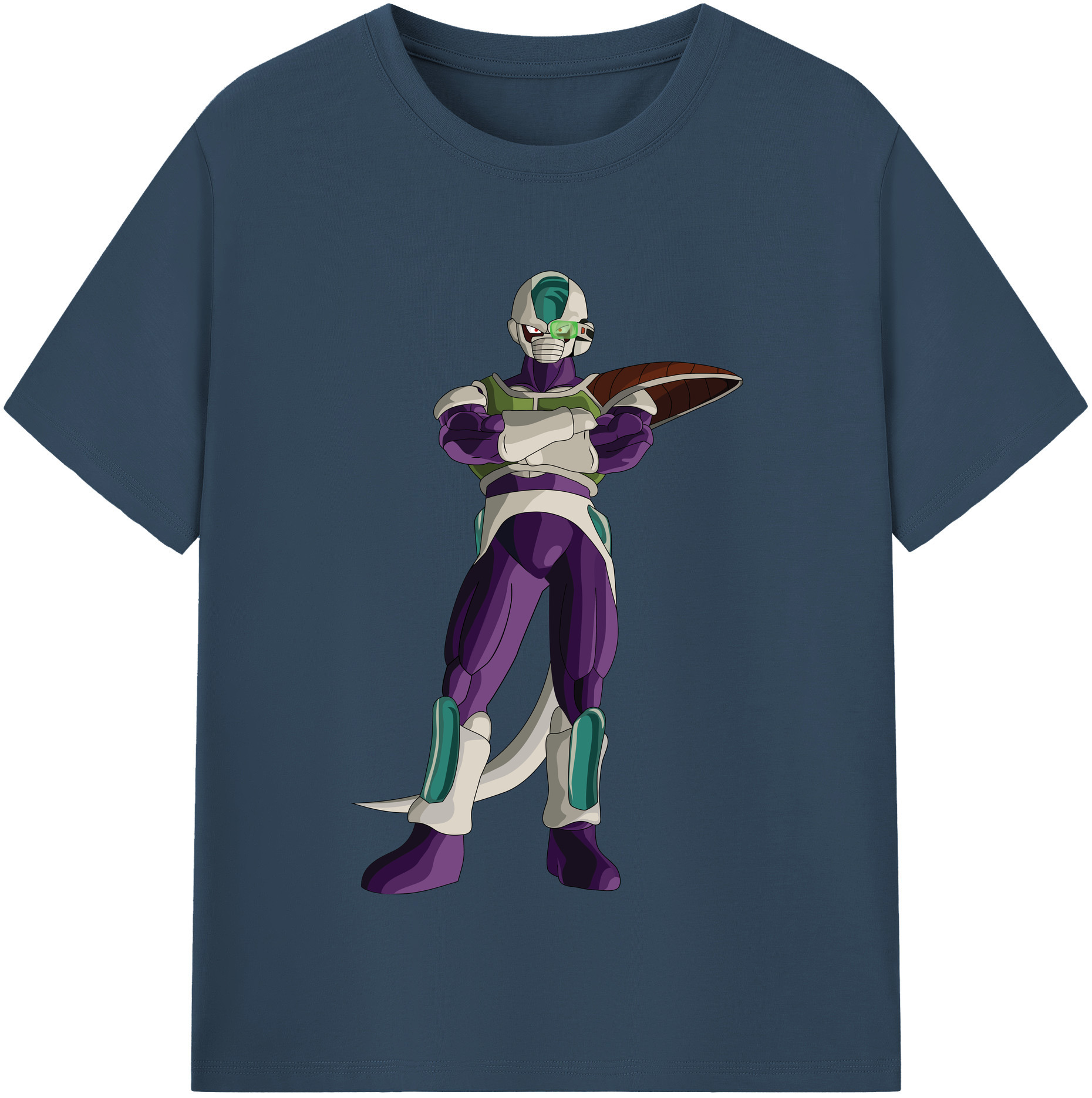 （画像用） ドラゴンボール フリーザ DRAGON BALL Frieza 綿100％半袖Tシャツ（フロントプリント）