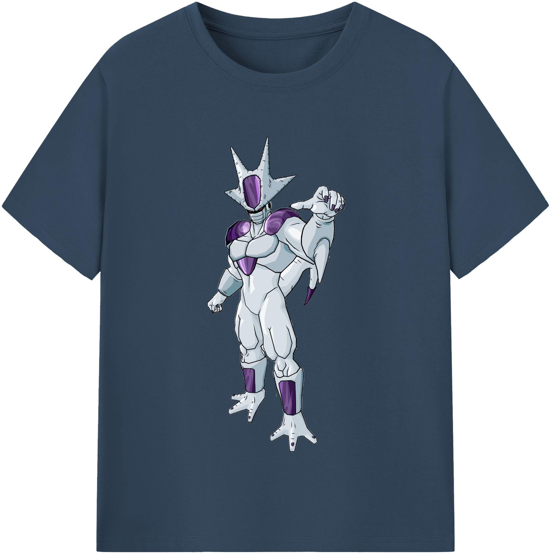 （画像用） ドラゴンボール クウラ DRAGON BALL Cooler Coora 綿100％半袖Tシャツ（フロントプリント）