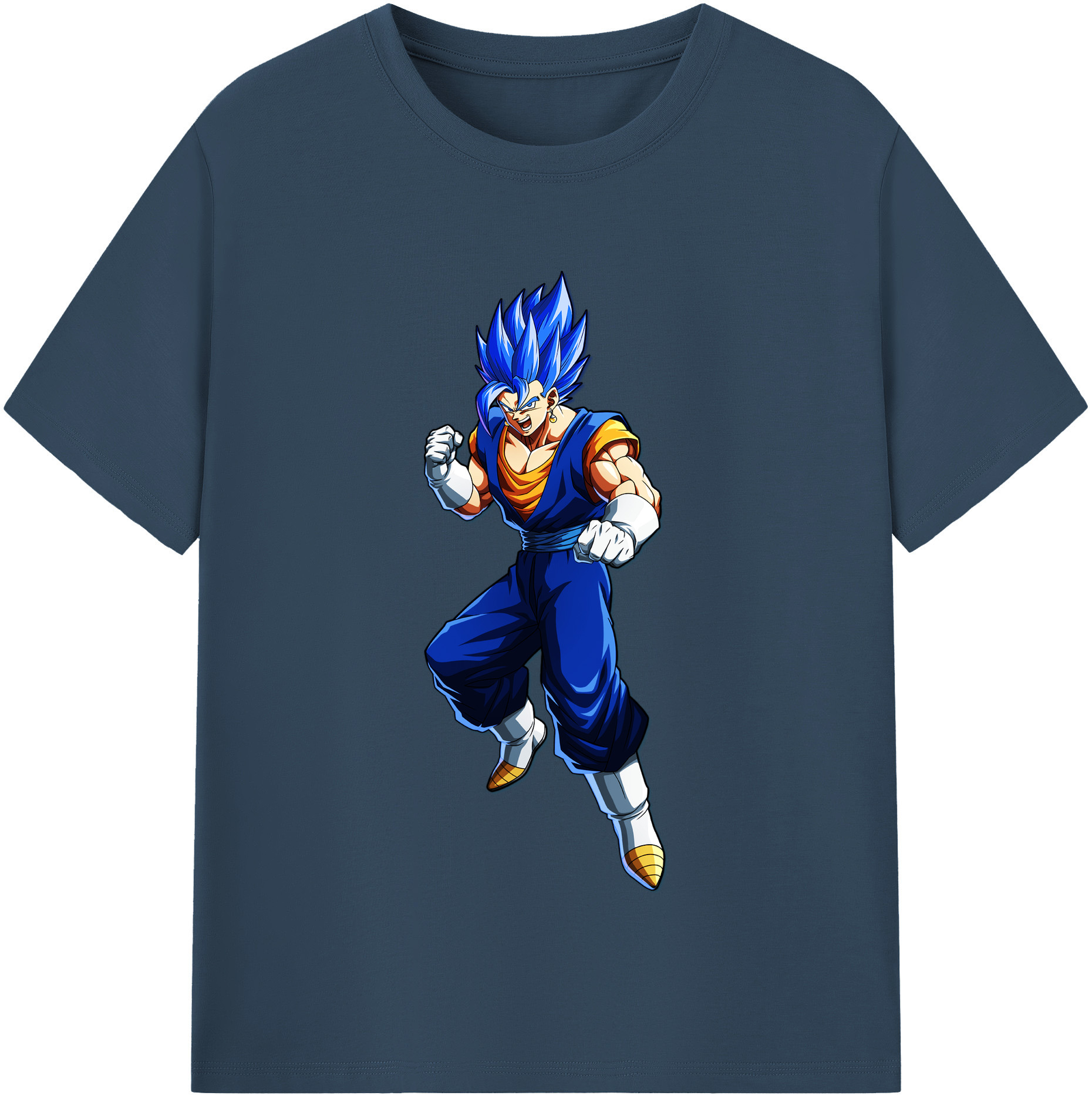 （画像用） ドラゴンボール ベジット DRAGON BALL Vegetto 綿100％半袖Tシャツ（フロントプリント）
