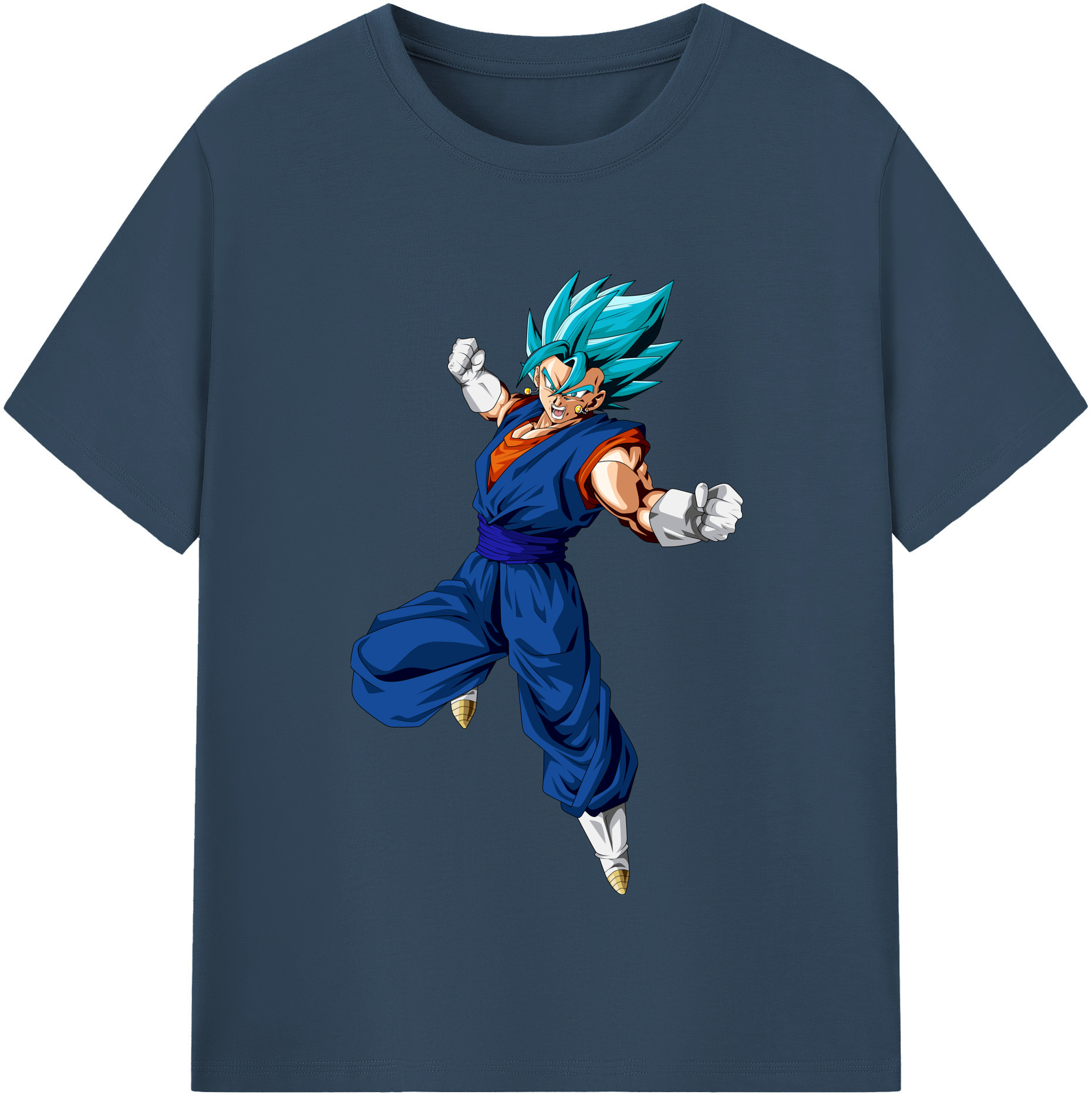 （画像用） ドラゴンボール ベジット DRAGON BALL Vegetto 綿100％半袖Tシャツ（フロントプリント）