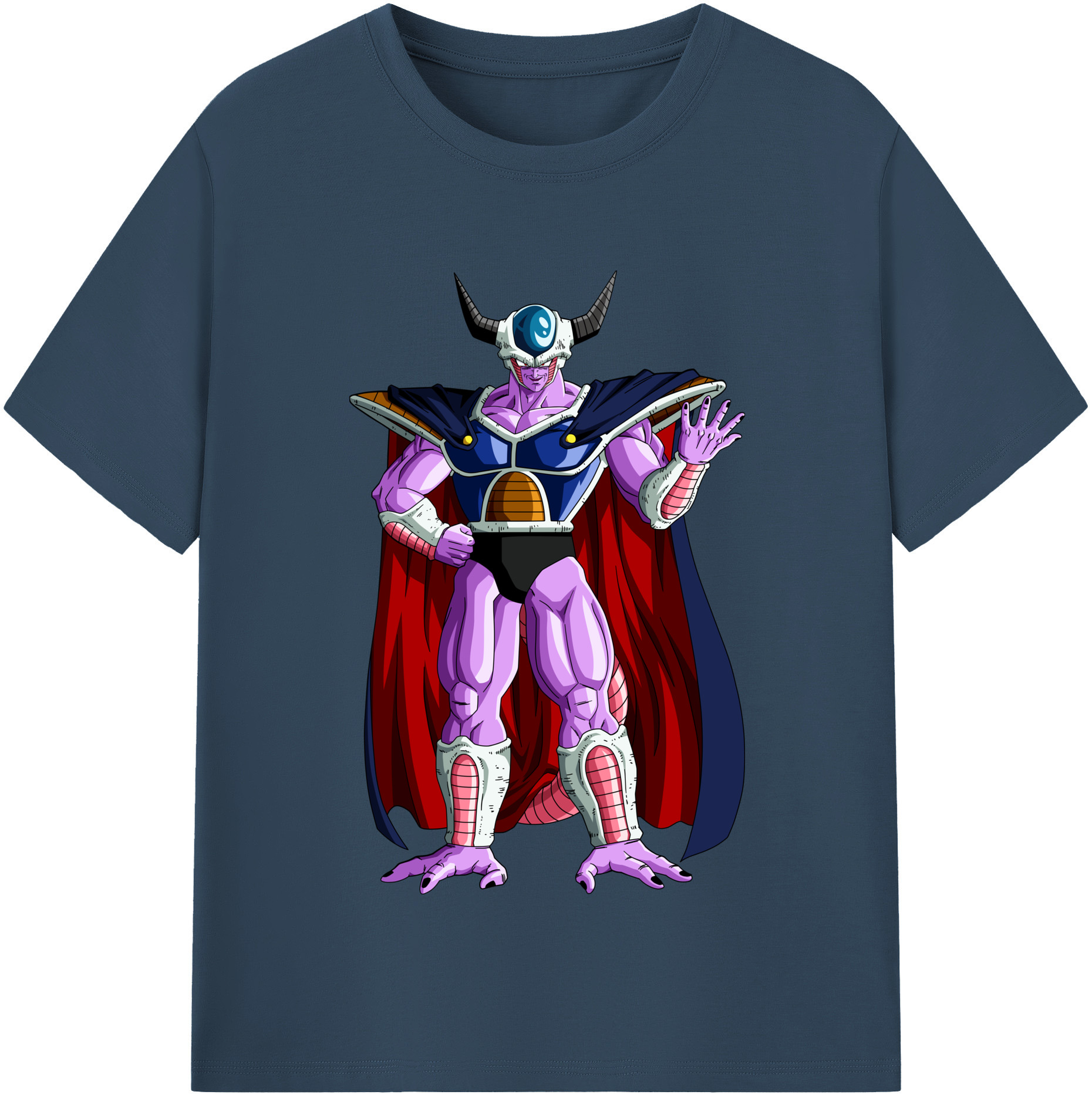 （画像用） ドラゴンボール コルド大王 DRAGON BALL King Cold 綿100％半袖Tシャツ（フロントプリント）