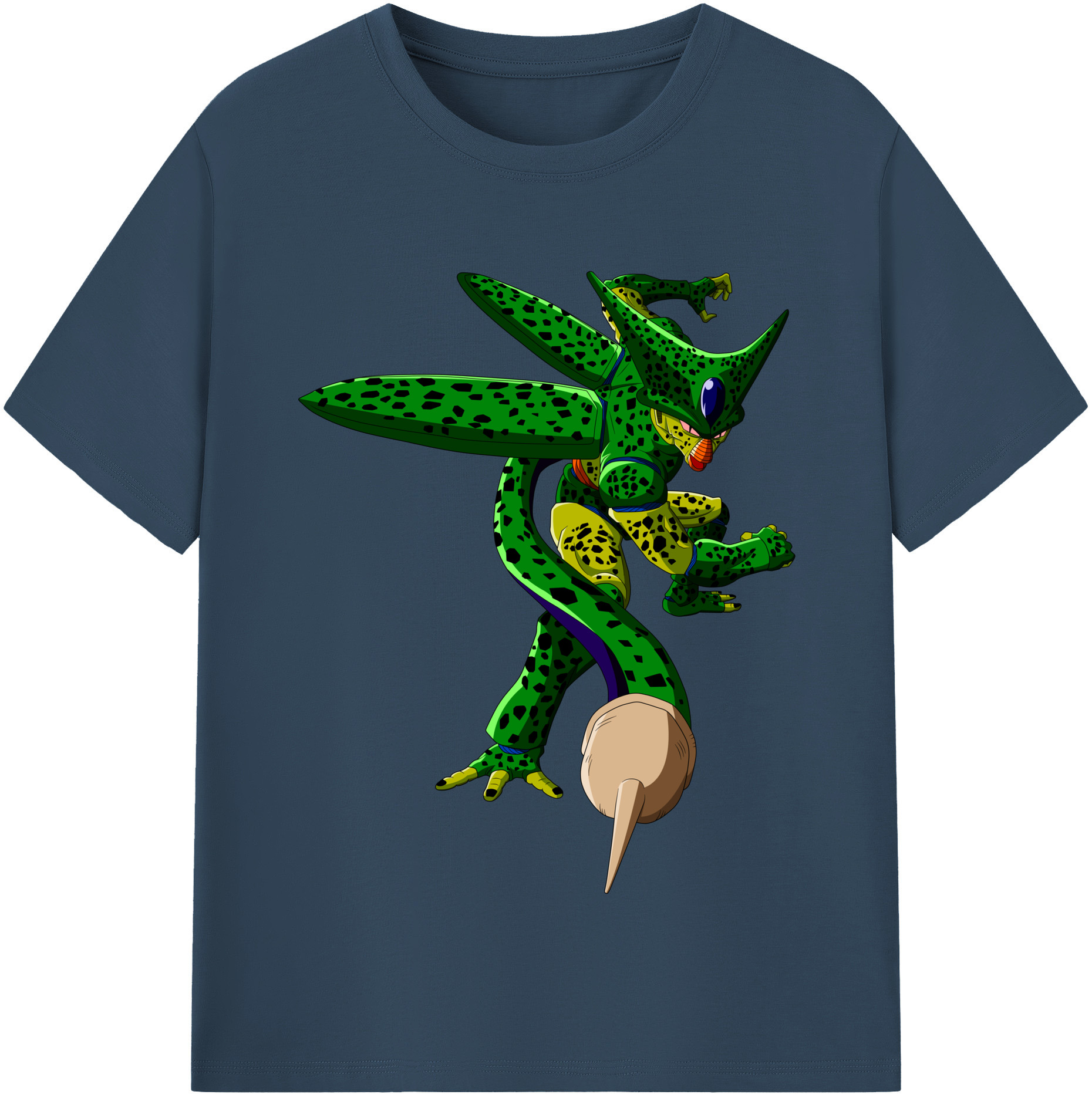 （画像用） ドラゴンボール セル DRAGON BALL Cell 綿100％半袖Tシャツ（フロントプリント）