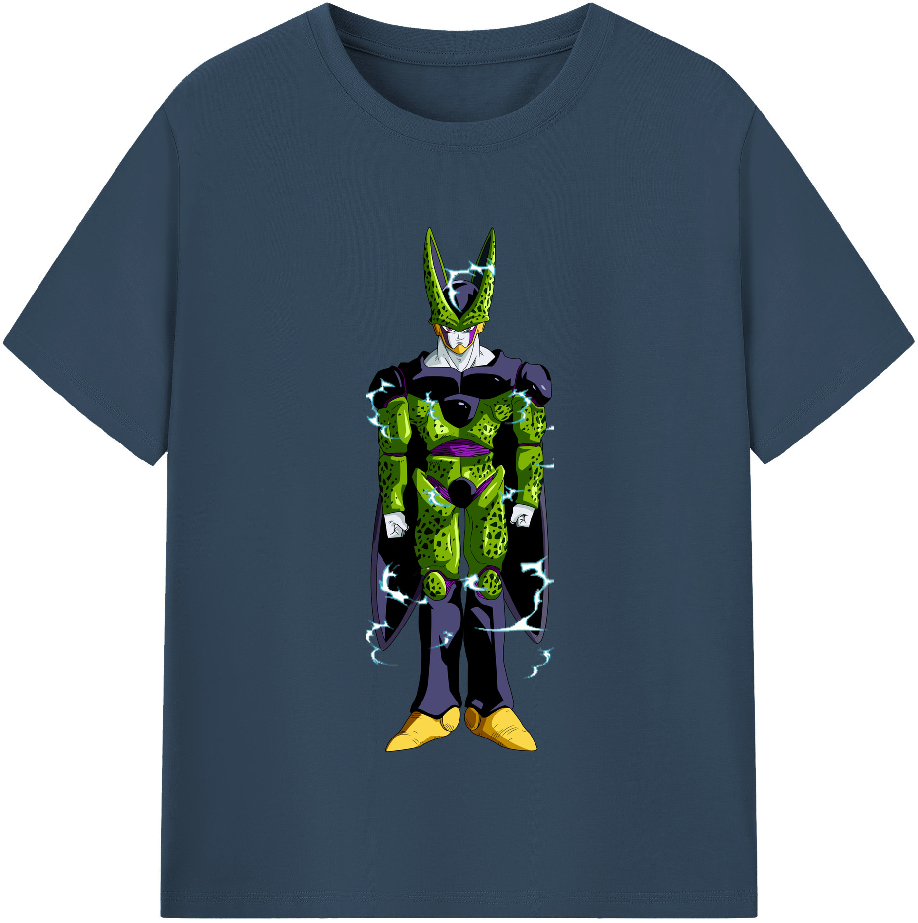 （画像用） ドラゴンボール セル DRAGON BALL Cell 綿100％半袖Tシャツ（フロントプリント）