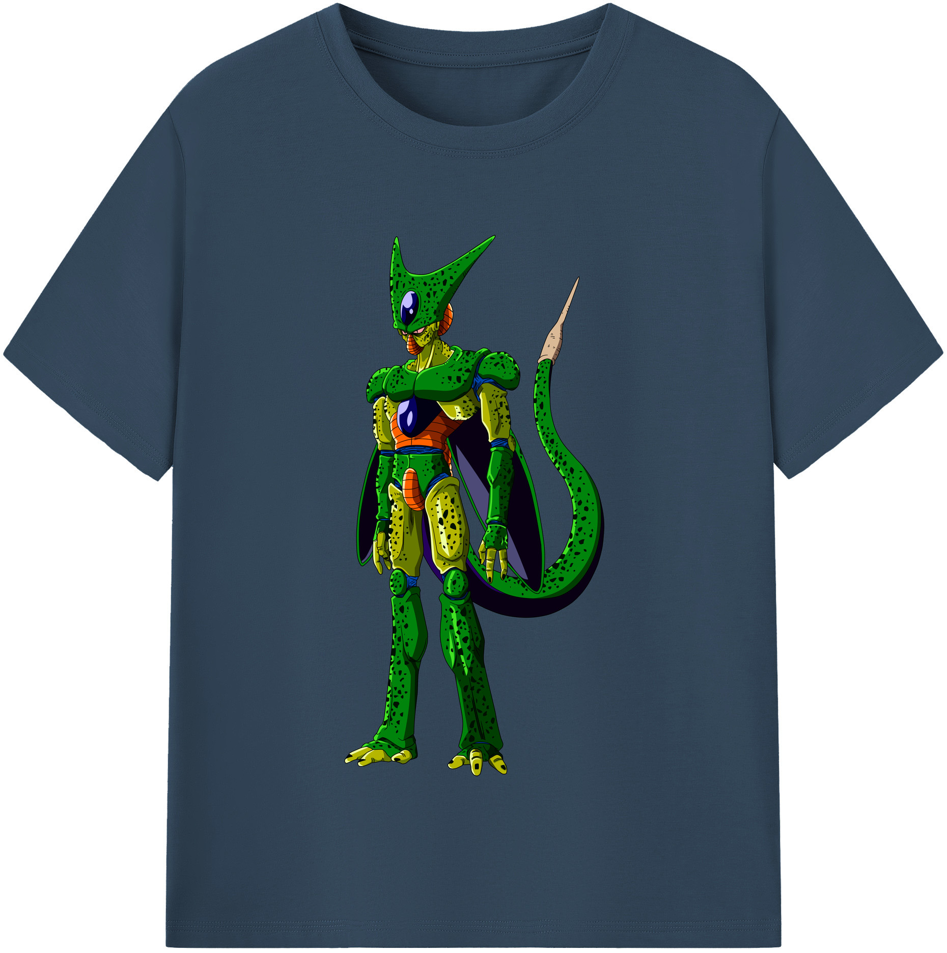 （画像用） ドラゴンボール セル DRAGON BALL Cell 綿100％半袖Tシャツ（フロントプリント）