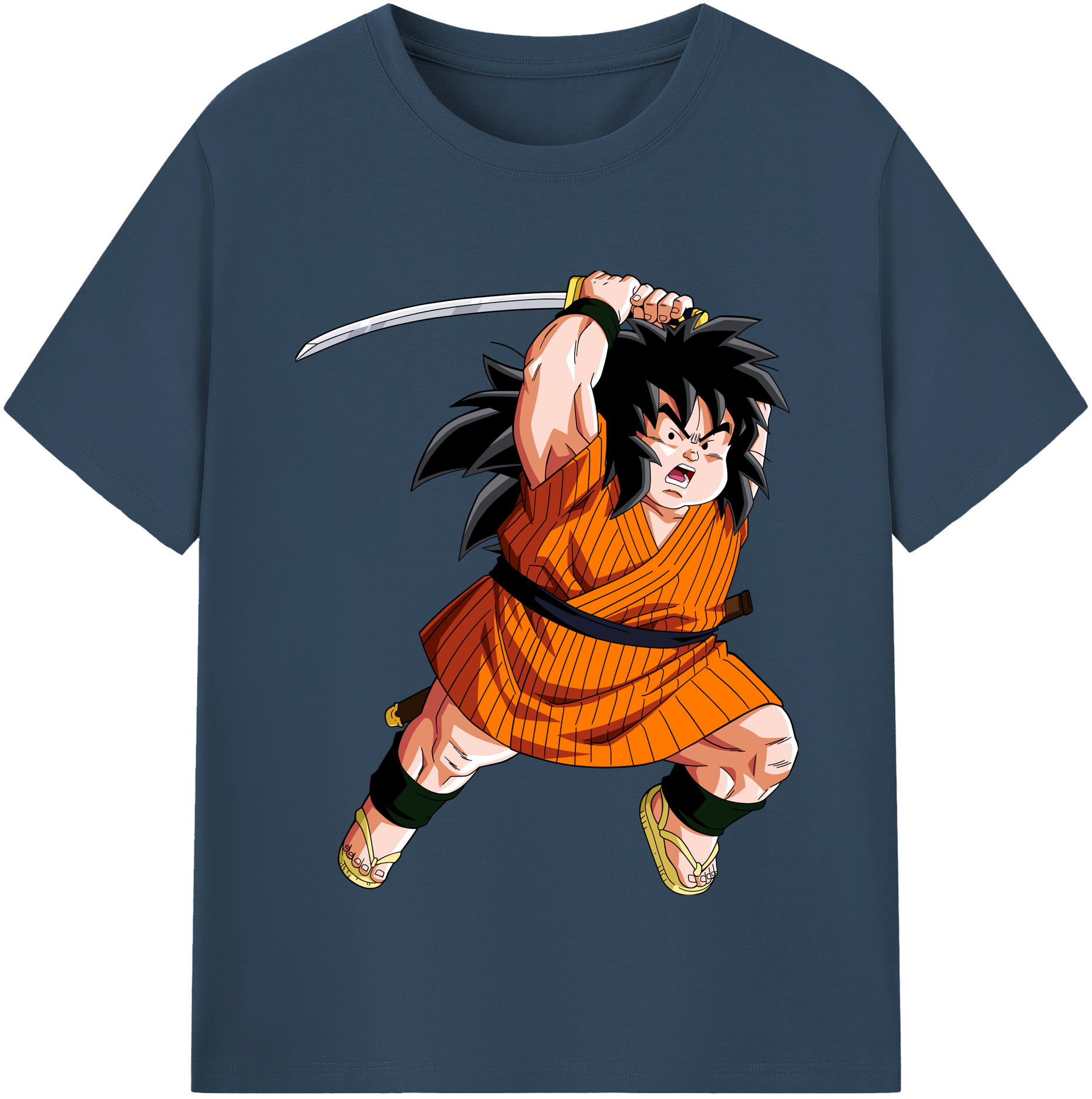 （画像用） ドラゴンボール やじろべえ DRAGON BALL Yajirobe 綿100％半袖Tシャツ（フロントプリント）