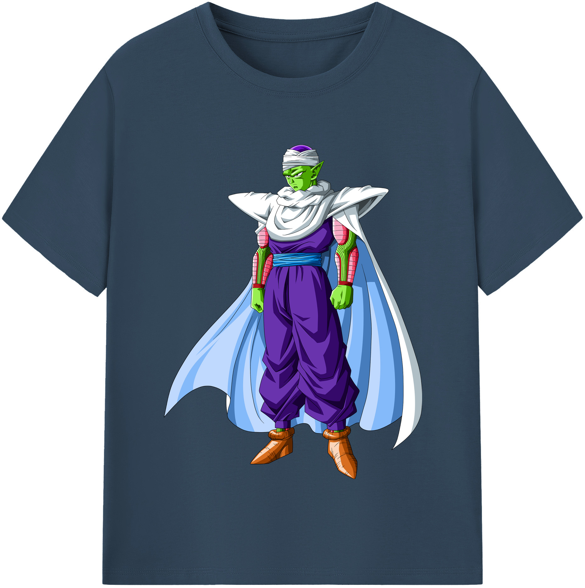 （画像用） ドラゴンボール ピッコロ DRAGON BALL Piccolo 綿100％半袖Tシャツ（フロントプリント）