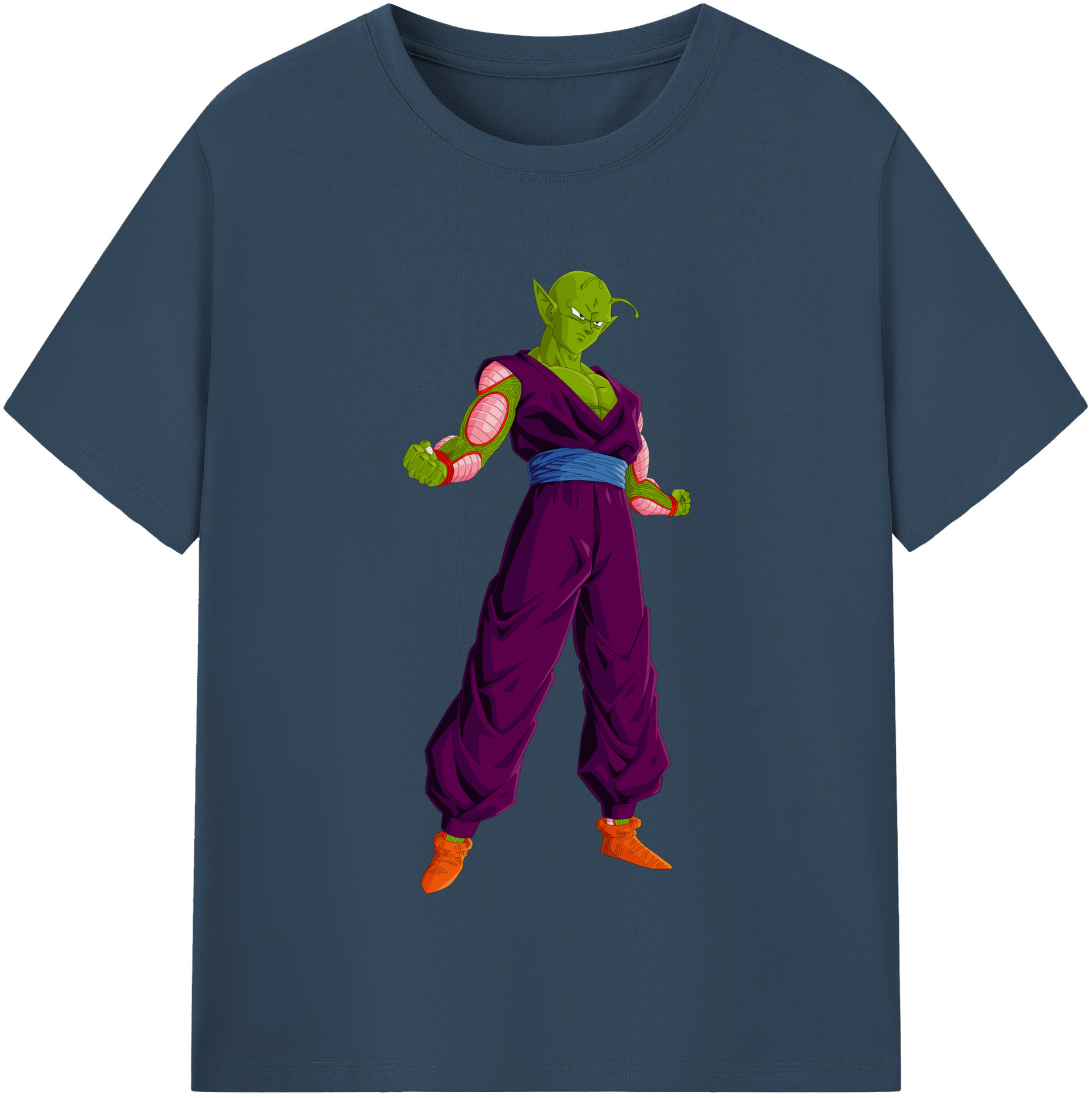 （画像用） ドラゴンボール ピッコロ DRAGON BALL Piccolo 綿100％半袖Tシャツ（フロントプリント）
