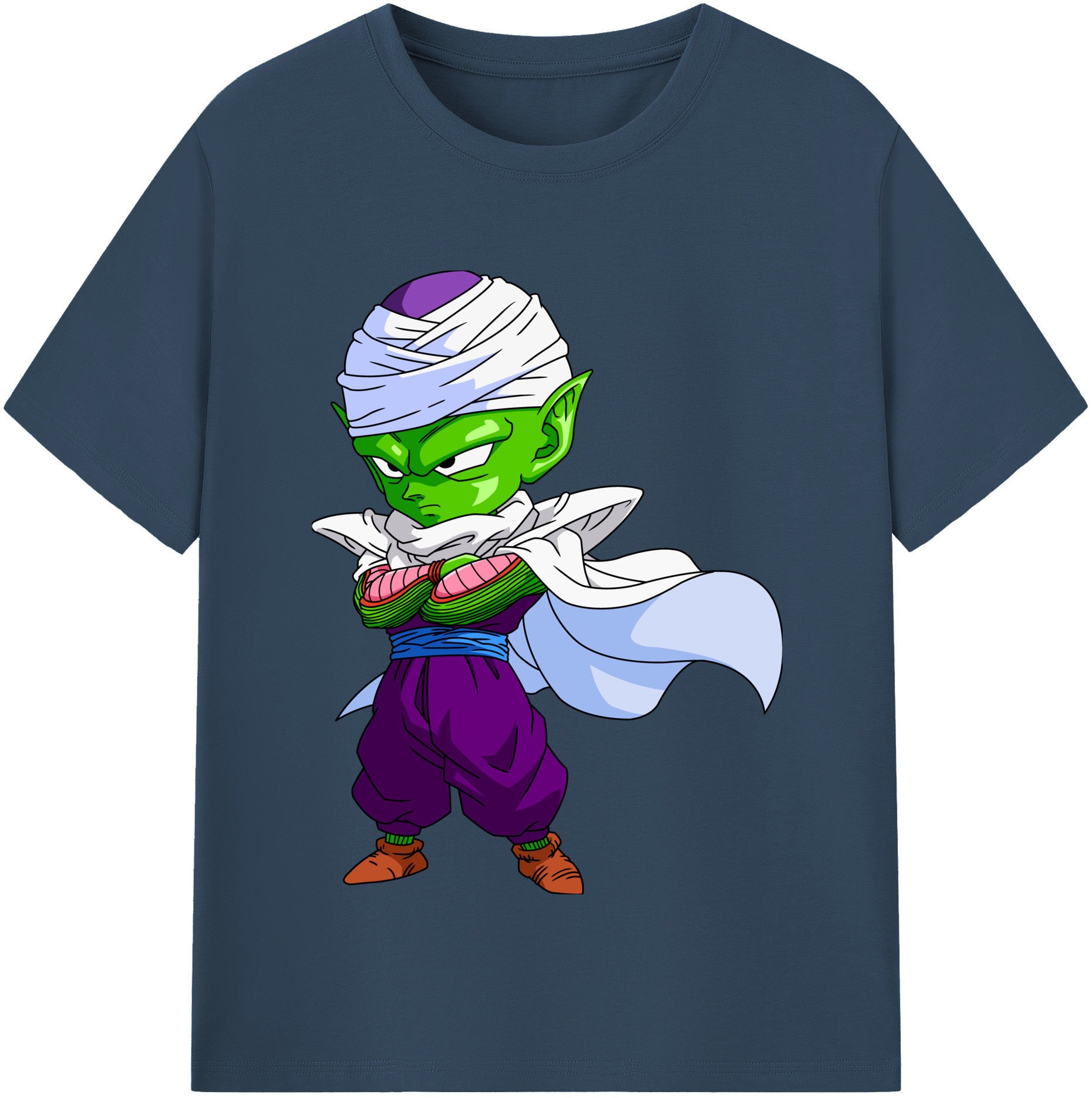 （画像用） ドラゴンボール ピッコロ DRAGON BALL Piccolo 綿100％半袖Tシャツ（フロントプリント）