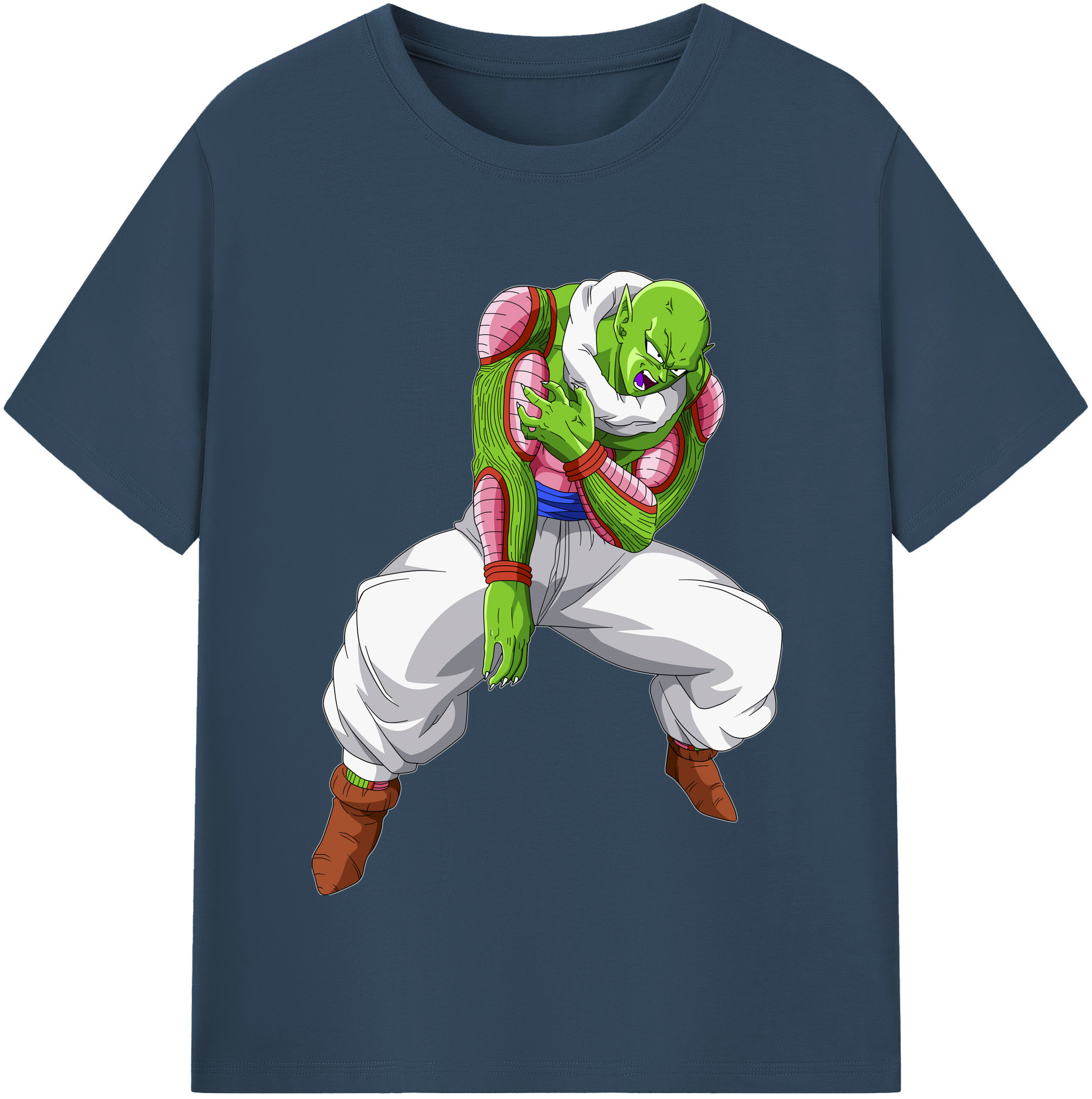（画像用） ドラゴンボール ピッコロ DRAGON BALL Piccolo 綿100％半袖Tシャツ（フロントプリント）