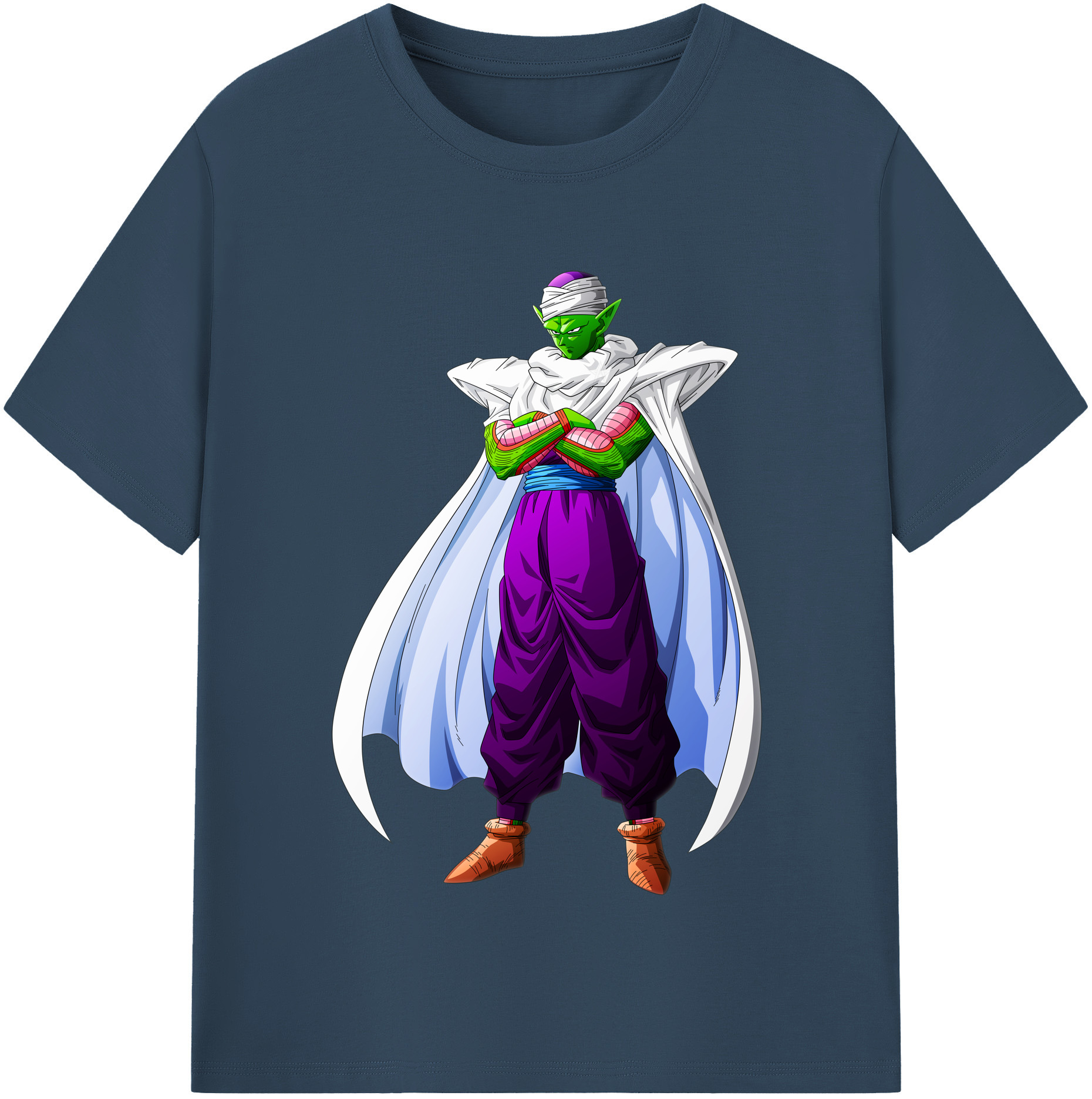 （画像用） ドラゴンボール ピッコロ DRAGON BALL Piccolo 綿100％半袖Tシャツ（フロントプリント）