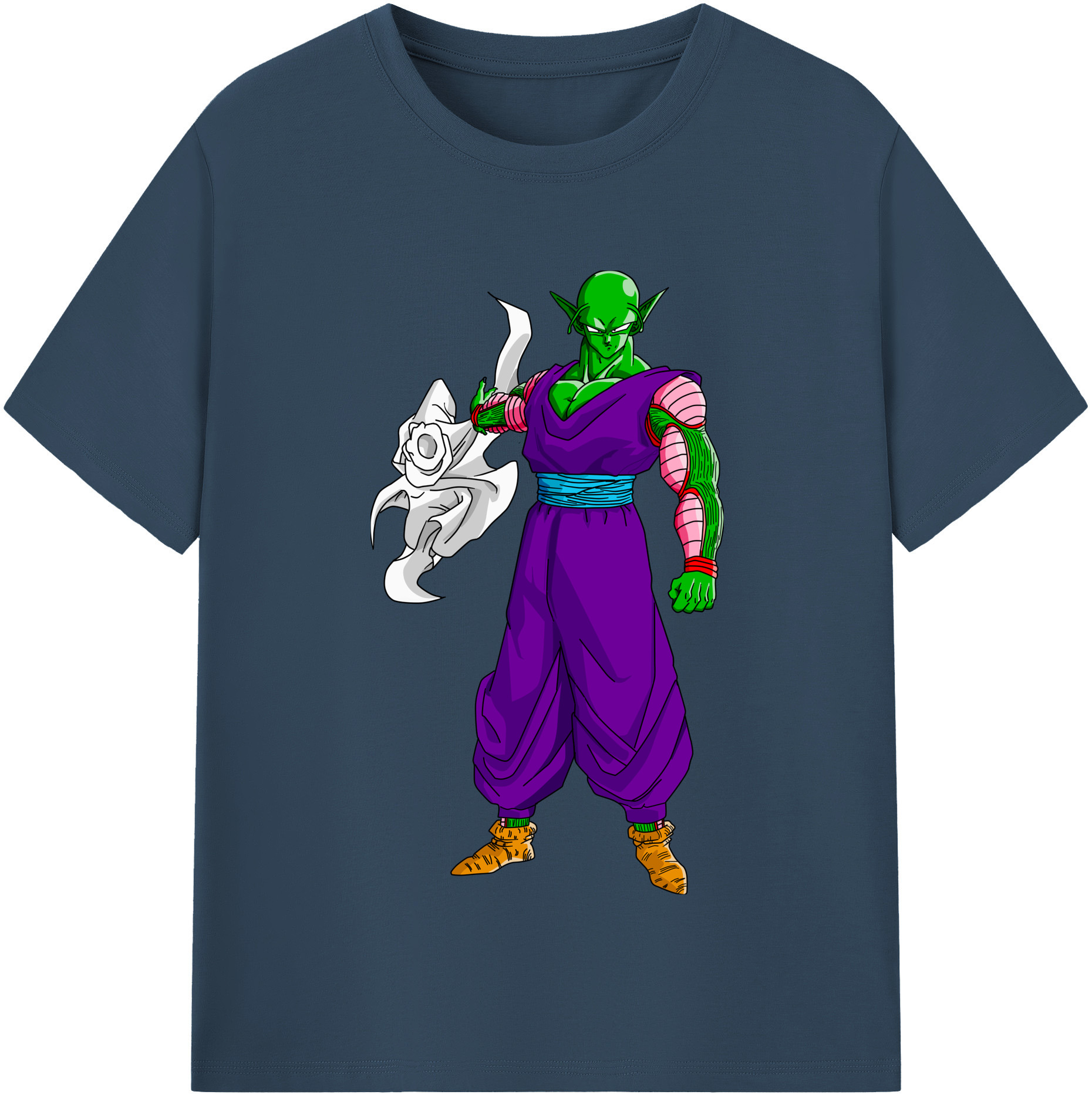 （画像用） ドラゴンボール ピッコロ DRAGON BALL Piccolo 綿100％半袖Tシャツ（フロントプリント）