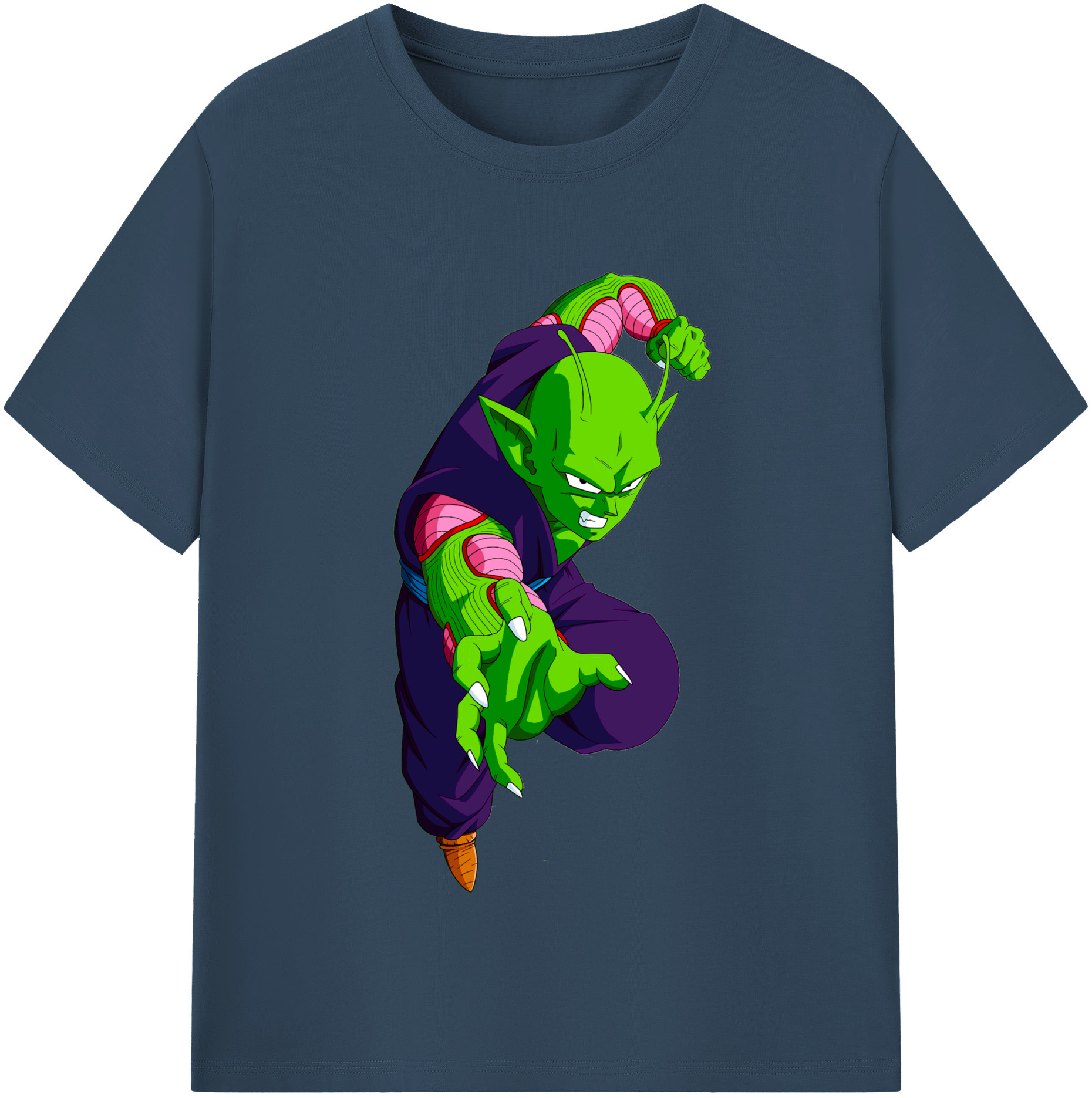 （画像用） ドラゴンボール ピッコロ DRAGON BALL Piccolo 綿100％半袖Tシャツ（フロントプリント）
