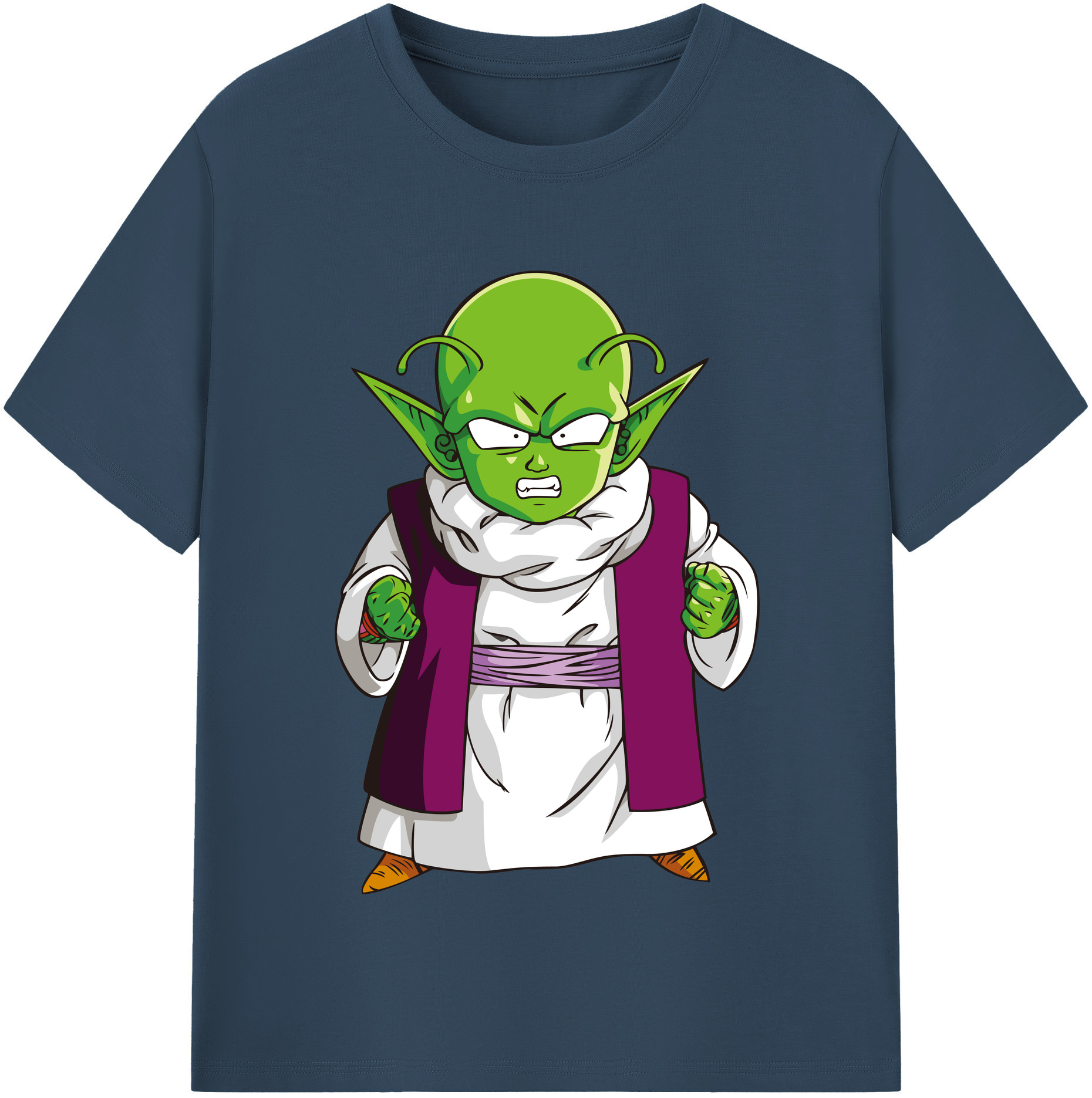 （画像用） ドラゴンボール ピッコロ DRAGON BALL Piccolo 綿100％半袖Tシャツ（フロントプリント）