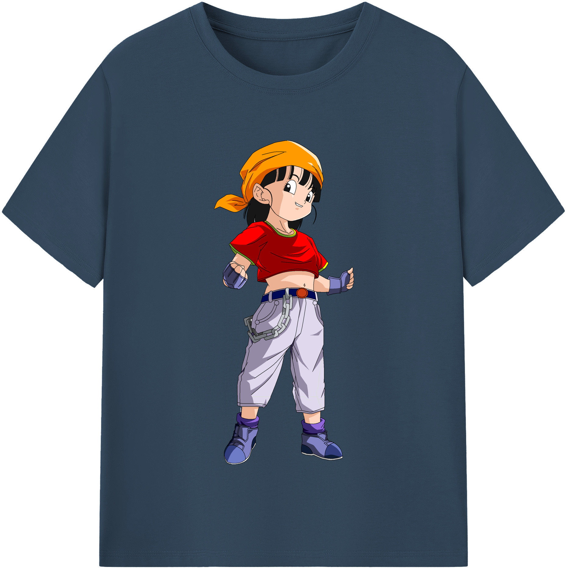 （画像用） ドラゴンボール パン DRAGON BALL Pan 綿100％半袖Tシャツ（フロントプリント）