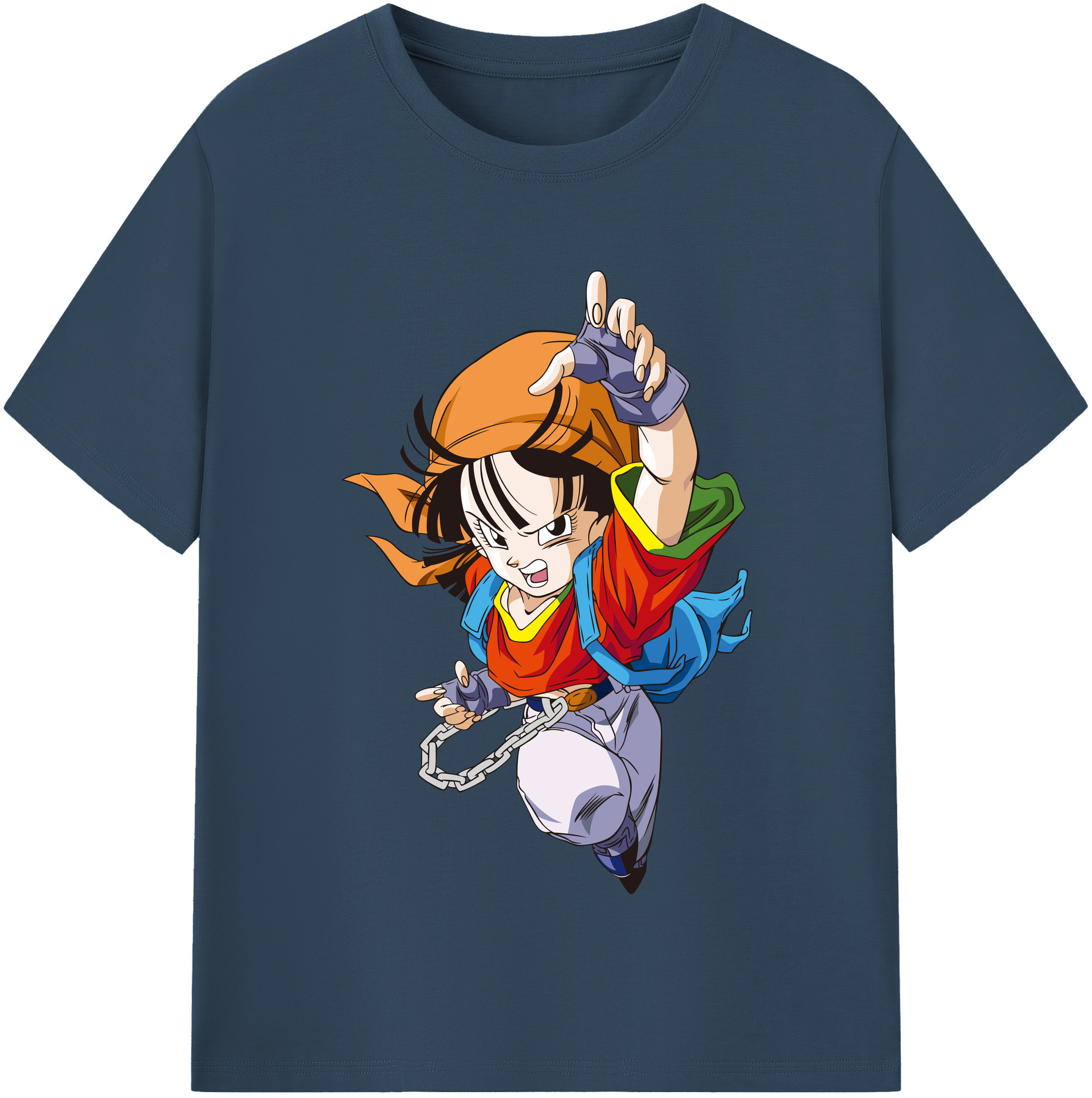 （画像用） ドラゴンボール パン DRAGON BALL Pan 綿100％半袖Tシャツ（フロントプリント）