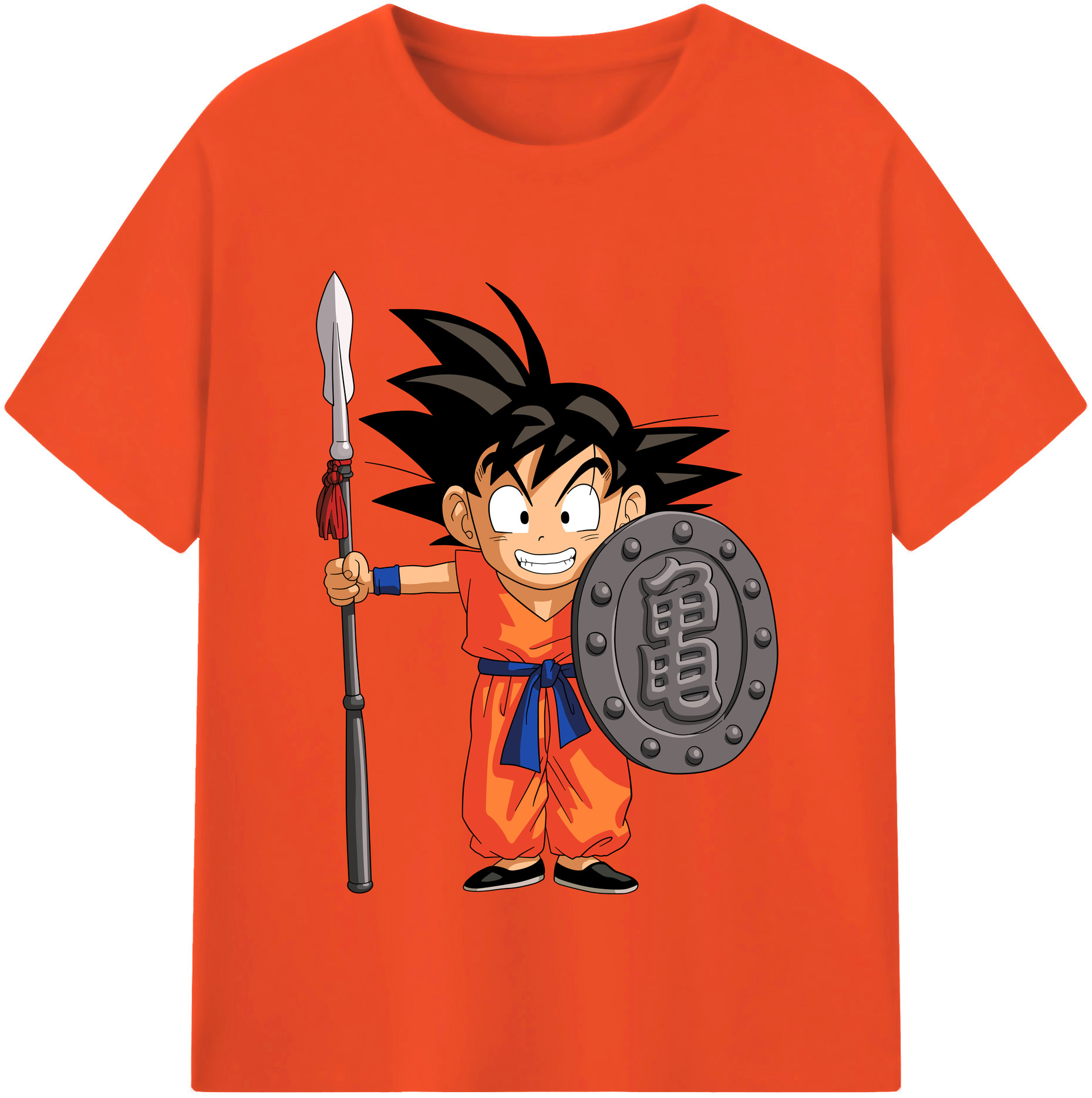 （画像用） ドラゴンボール 孫悟空（そん ごくう）Son Goku カカロット DRAGON BALL Kakarotto 綿100％半袖Tシャツ（フロントプリント）