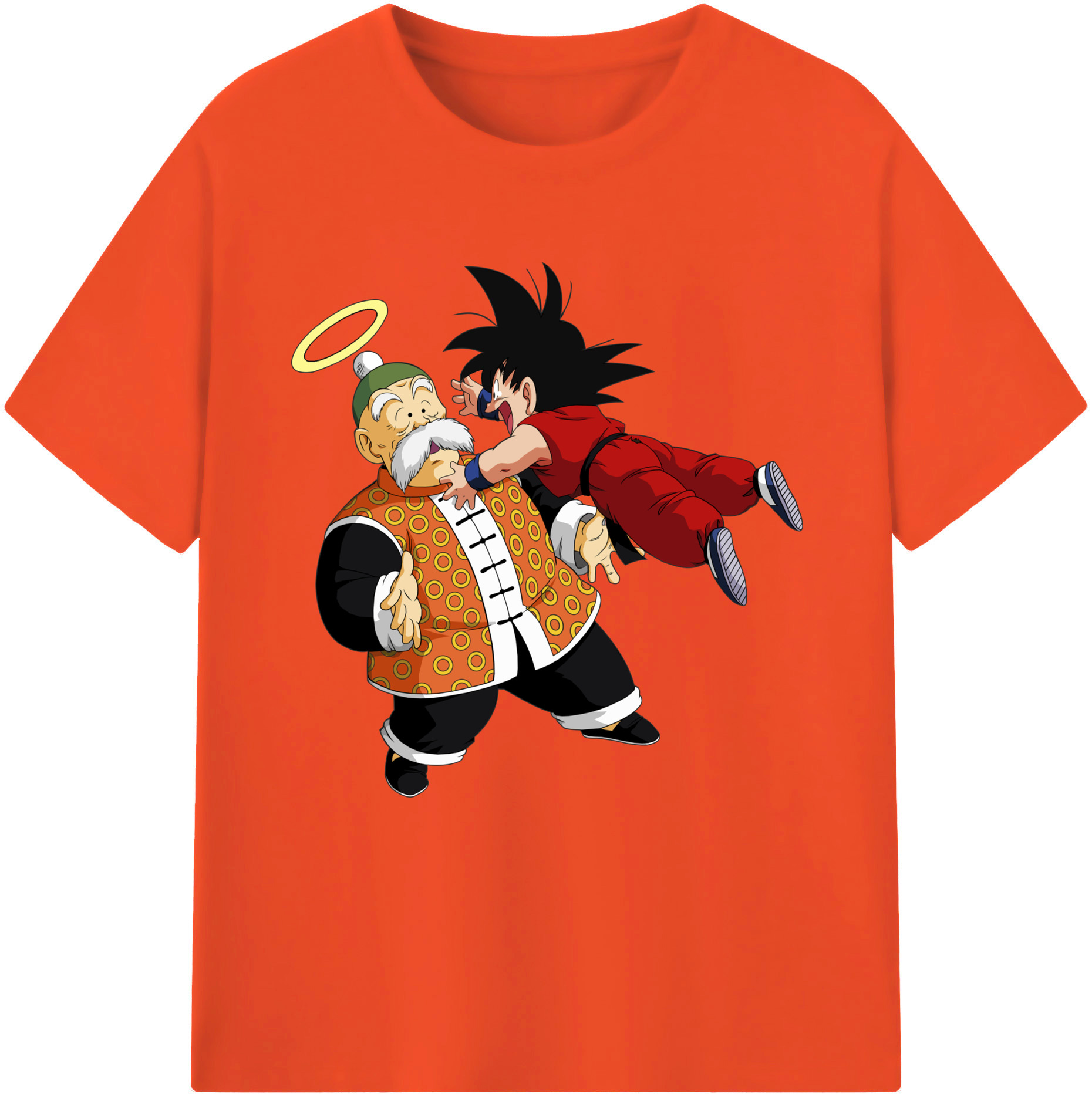（画像用） ドラゴンボール 孫悟空（そん ごくう）Son Goku カカロット DRAGON BALL Kakarotto 綿100％半袖Tシャツ（フロントプリント）