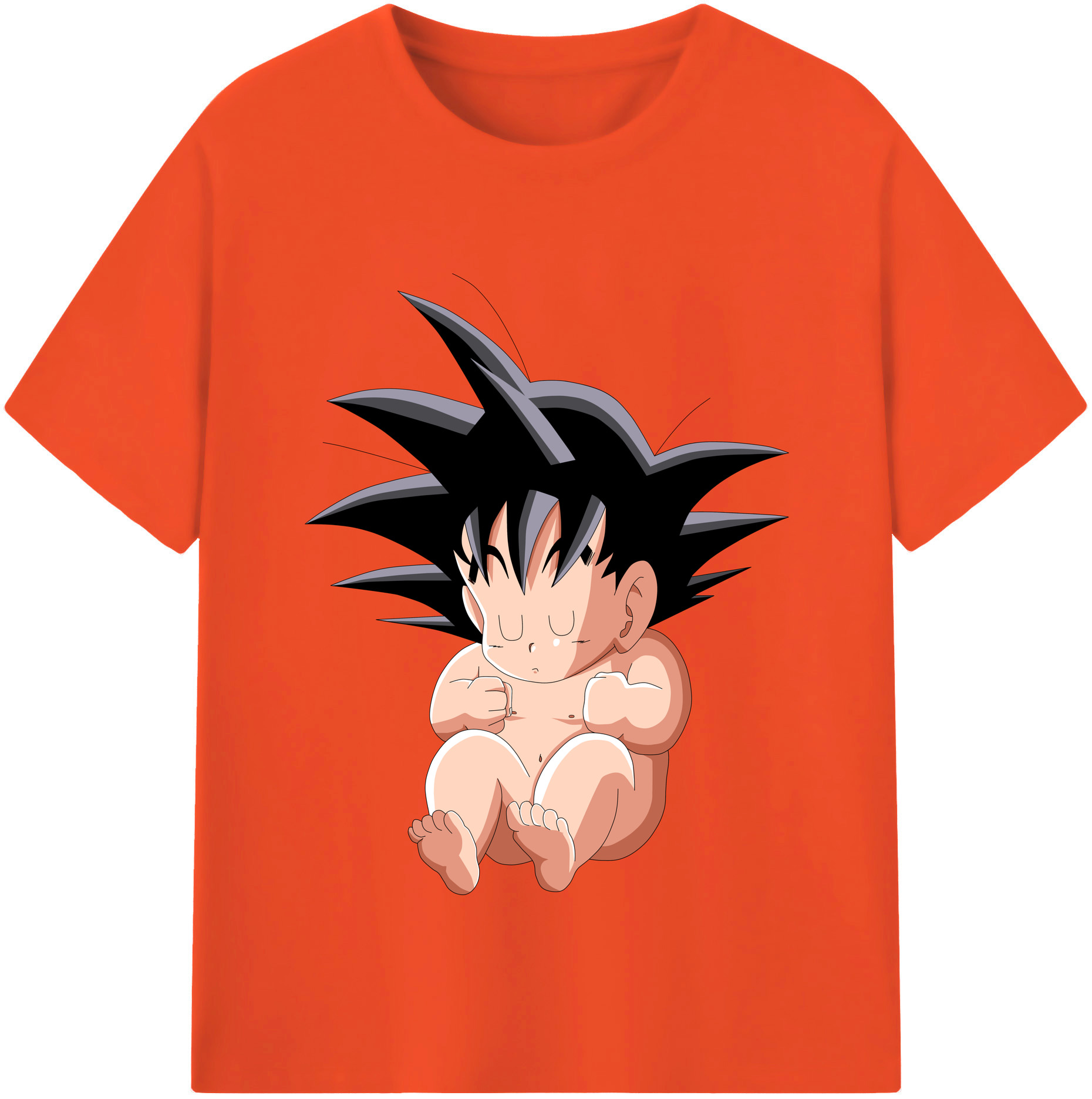 （画像用） ドラゴンボール 孫悟空（そん ごくう）Son Goku カカロット DRAGON BALL Kakarotto 綿100％半袖Tシャツ（フロントプリント）