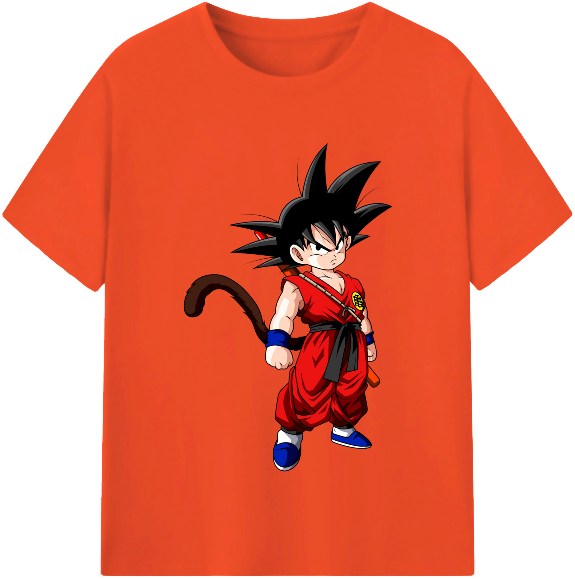 （画像用） ドラゴンボール 孫悟空（そん ごくう）Son Goku カカロット DRAGON BALL Kakarotto 綿100％半袖Tシャツ（フロントプリント）