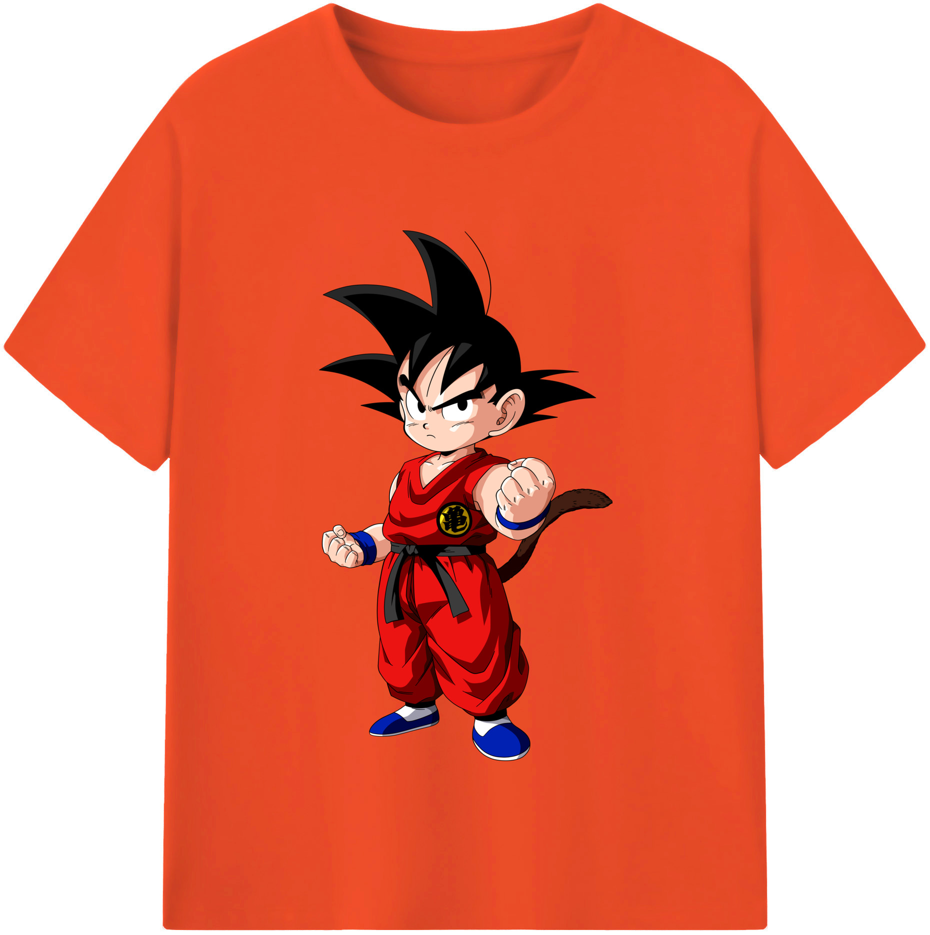 （画像用） ドラゴンボール 孫悟空（そん ごくう）Son Goku カカロット DRAGON BALL Kakarotto 綿100％半袖Tシャツ（フロントプリント）