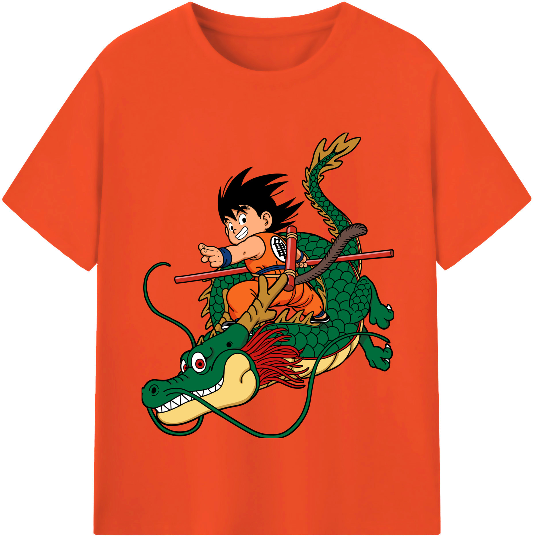 （画像用） ドラゴンボール 孫悟空（そん ごくう）Son Goku カカロット DRAGON BALL Kakarotto 綿100％半袖Tシャツ（フロントプリント）