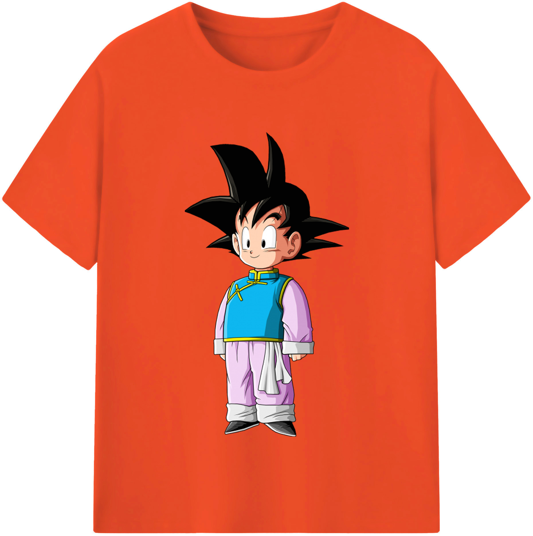 （画像用） ドラゴンボール 孫悟空（そん ごくう）Son Goku カカロット DRAGON BALL Kakarotto 綿100％半袖Tシャツ（フロントプリント）