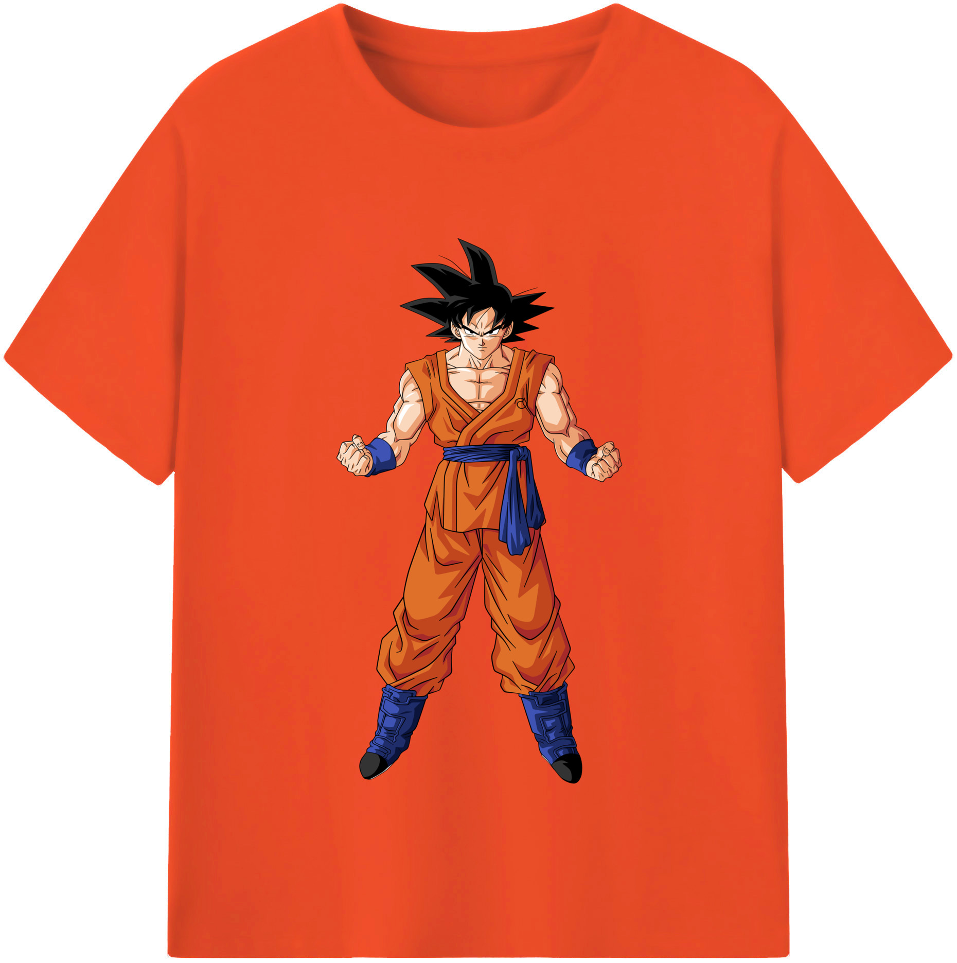 （画像用） ドラゴンボール 孫悟空（そん ごくう）Son Goku カカロット DRAGON BALL Kakarotto 綿100％半袖Tシャツ（フロントプリント）