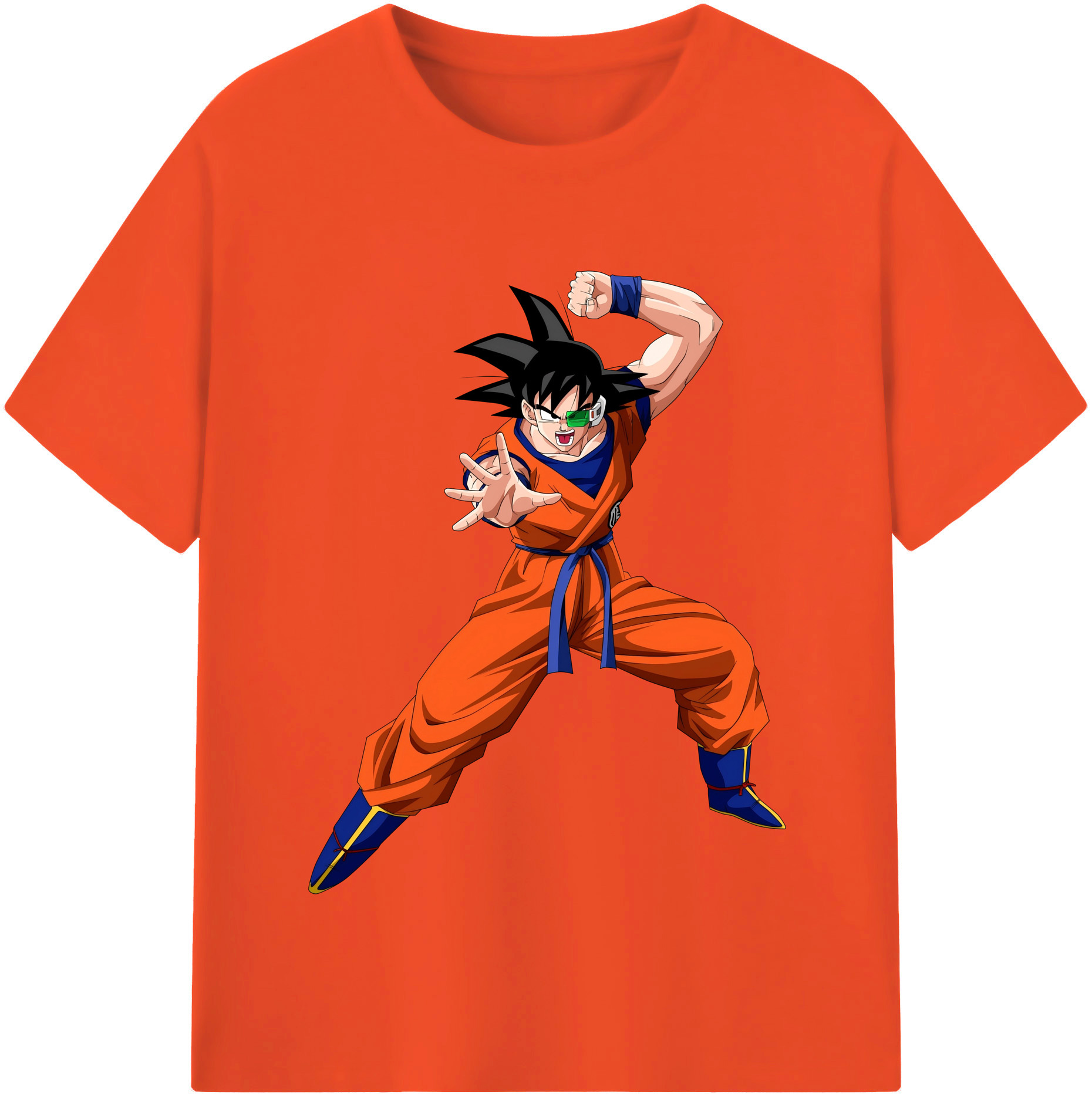 （画像用） ドラゴンボール 孫悟空（そん ごくう）Son Goku カカロット DRAGON BALL Kakarotto 綿100％半袖Tシャツ（フロントプリント）