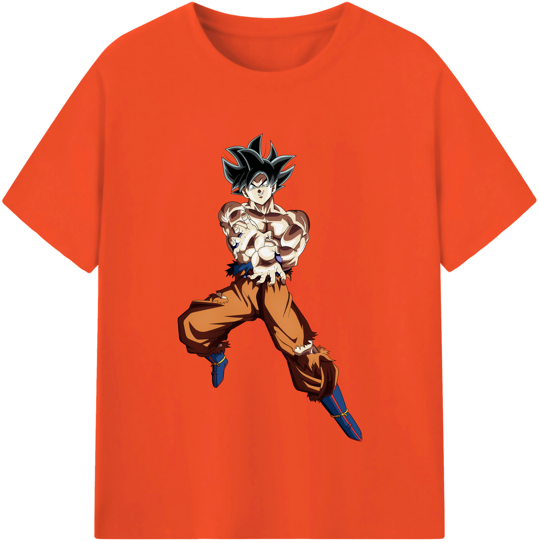 （画像用） ドラゴンボール 孫悟空（そん ごくう）Son Goku カカロット DRAGON BALL Kakarotto 綿100％半袖Tシャツ（フロントプリント）