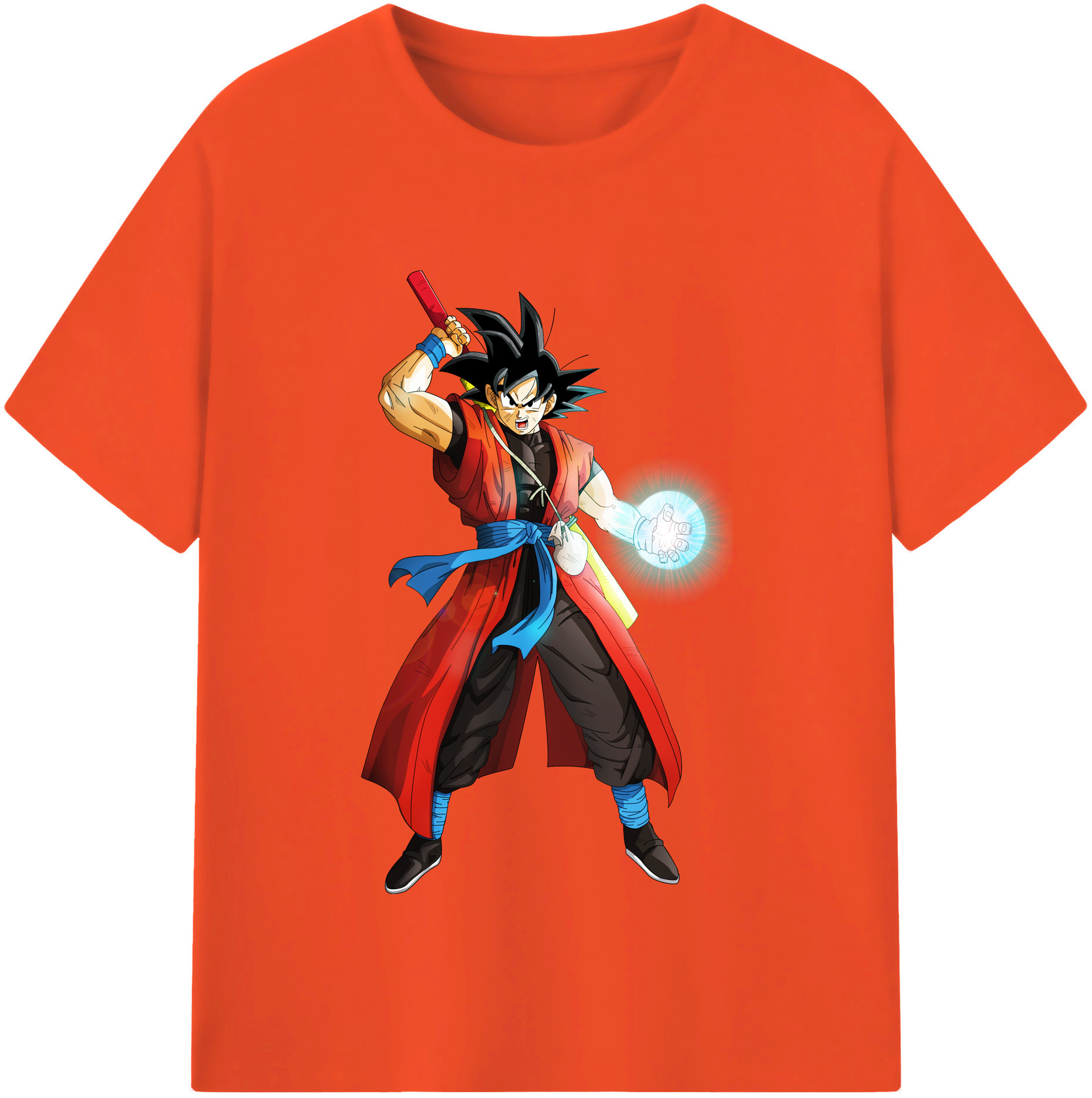 （画像用） ドラゴンボール 孫悟空（そん ごくう）Son Goku カカロット DRAGON BALL Kakarotto 綿100％半袖Tシャツ（フロントプリント）