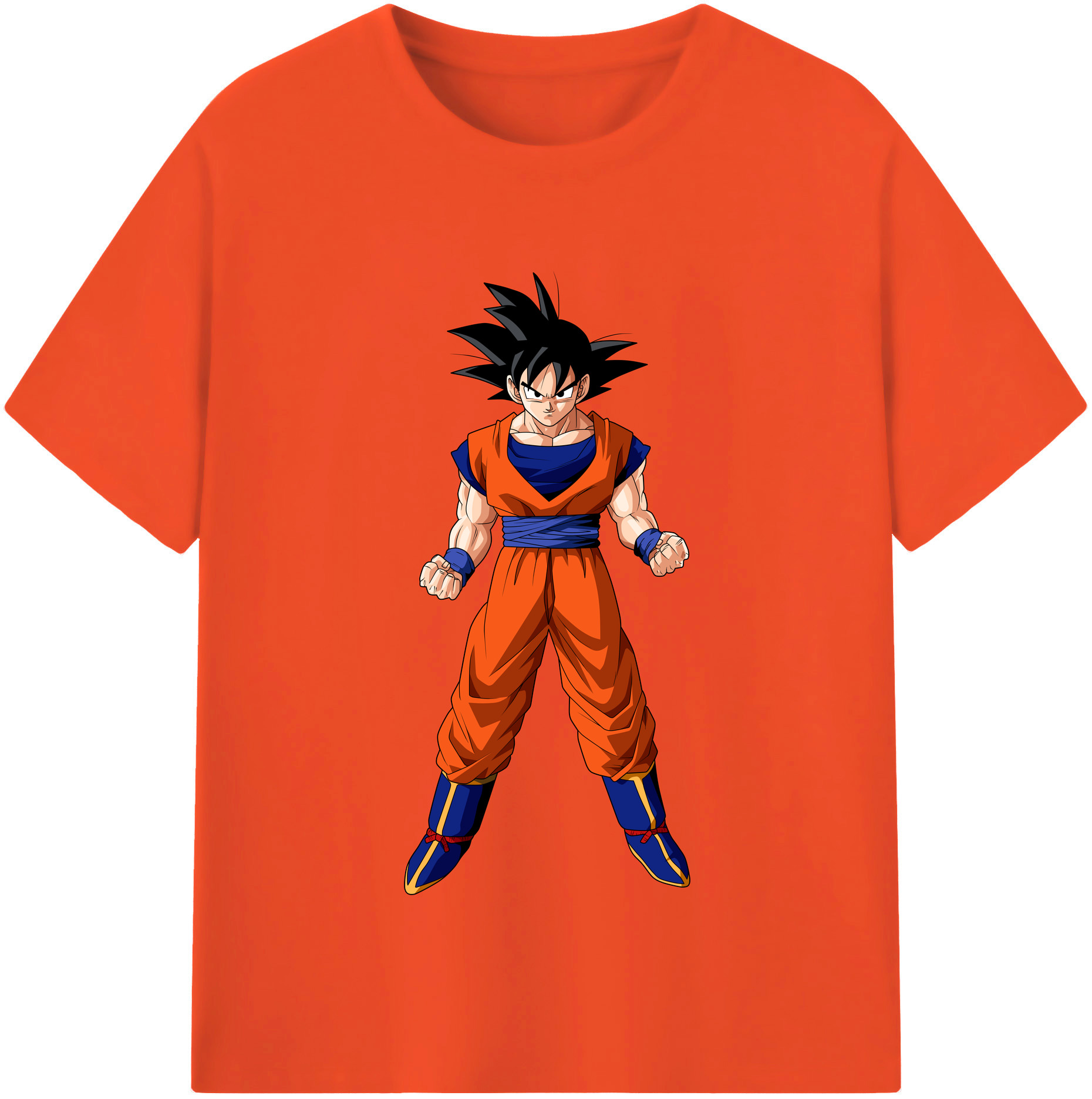 （画像用） ドラゴンボール 孫悟空（そん ごくう）Son Goku カカロット DRAGON BALL Kakarotto 綿100％半袖Tシャツ（フロントプリント）