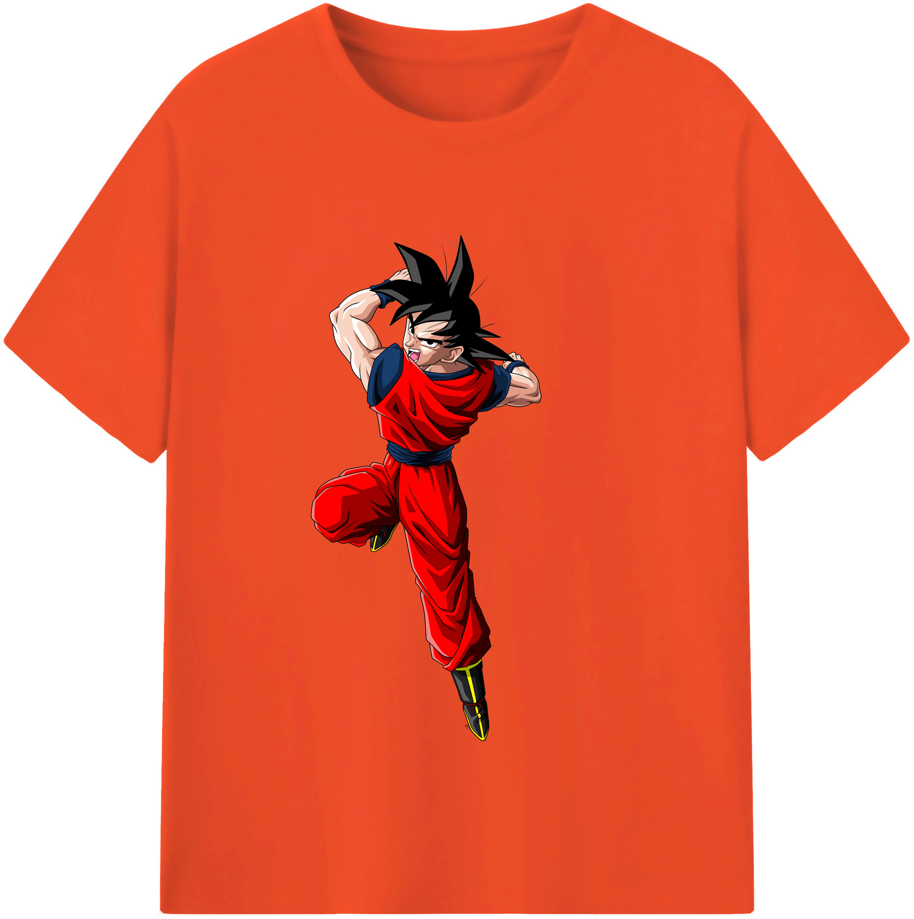 （画像用） ドラゴンボール 孫悟空（そん ごくう）Son Goku カカロット DRAGON BALL Kakarotto 綿100％半袖Tシャツ（フロントプリント）