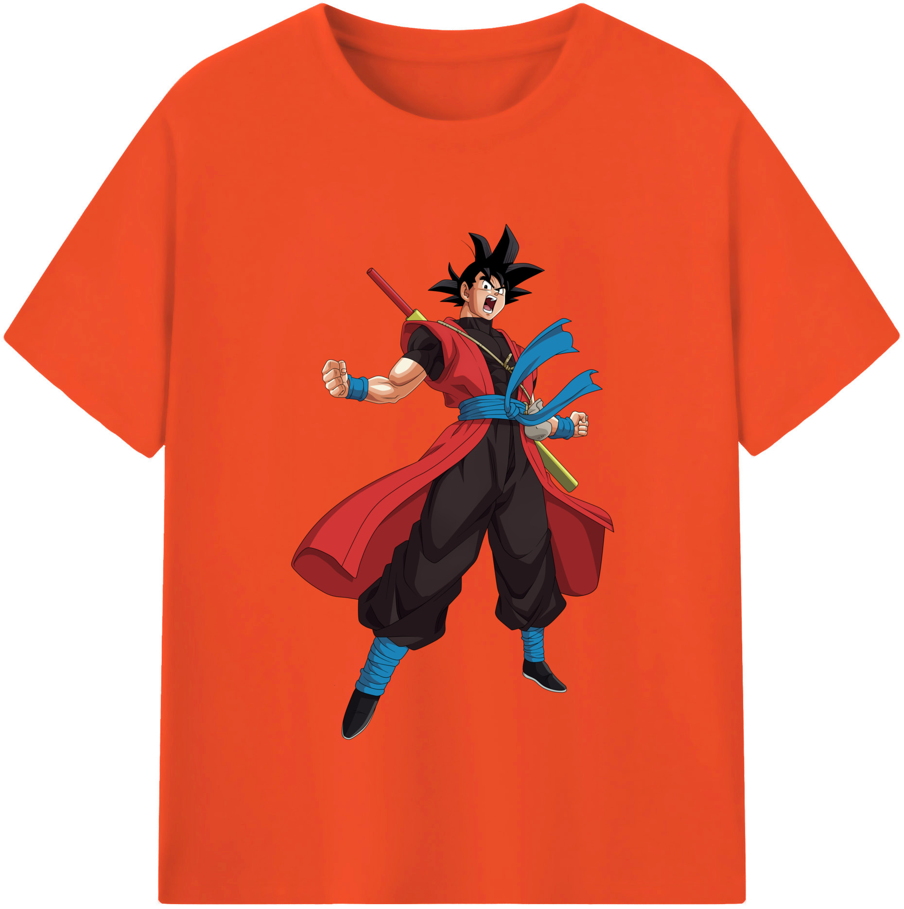 （画像用） ドラゴンボール 孫悟空（そん ごくう）Son Goku カカロット DRAGON BALL Kakarotto 綿100％半袖Tシャツ（フロントプリント）