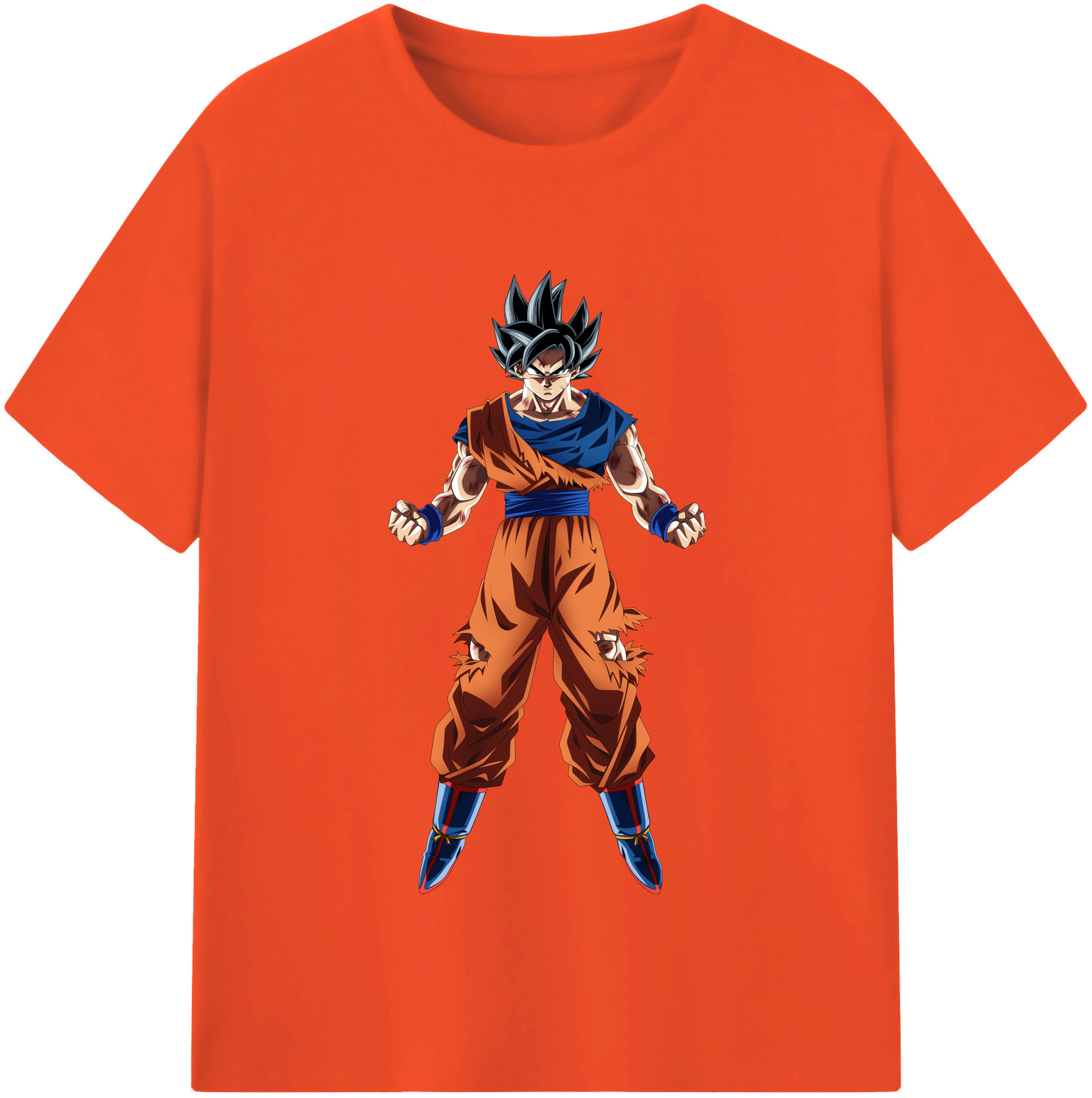 （画像用） ドラゴンボール 孫悟空（そん ごくう）Son Goku カカロット DRAGON BALL Kakarotto 綿100％半袖Tシャツ（フロントプリント）
