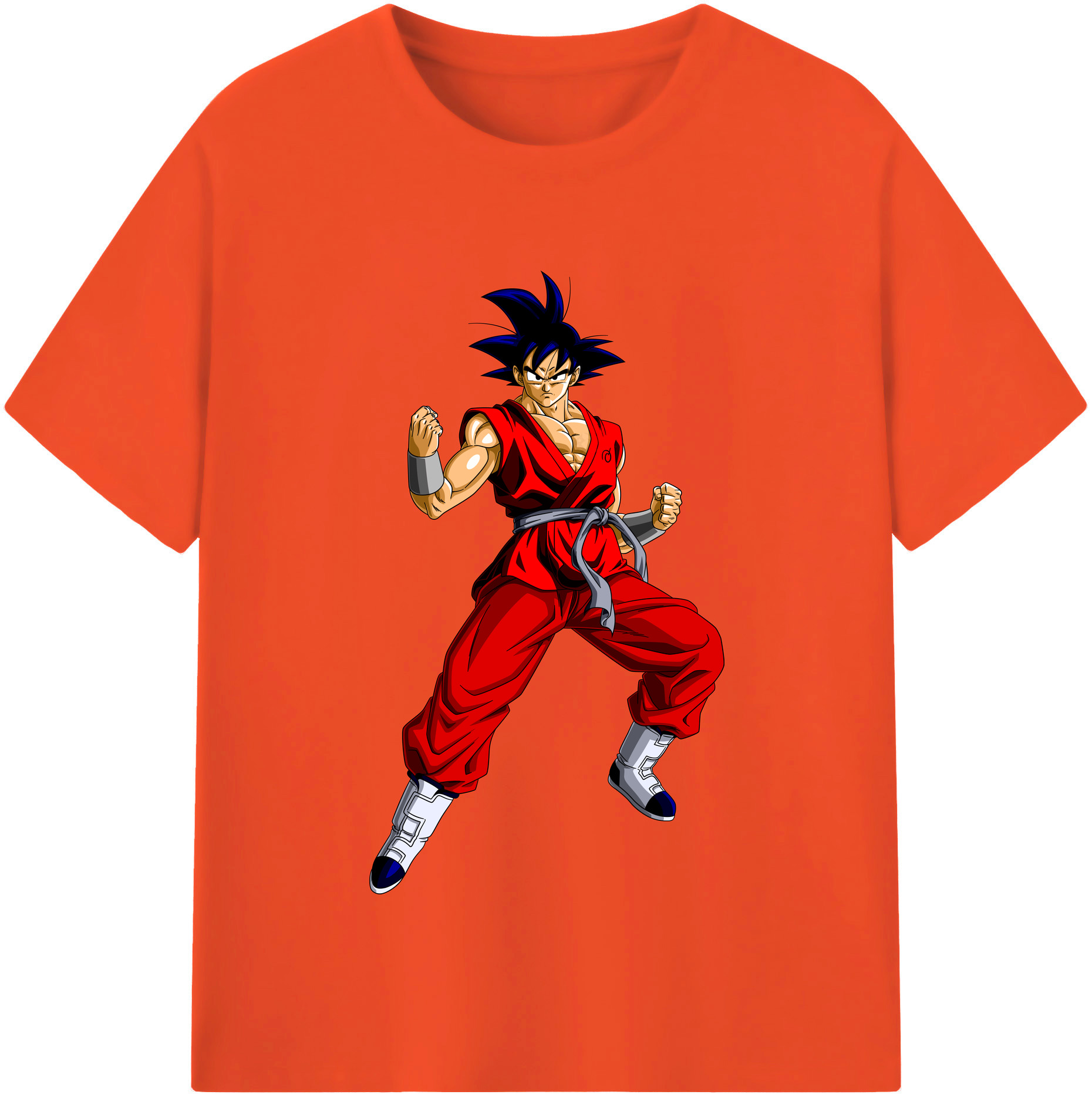（画像用） ドラゴンボール 孫悟空（そん ごくう）Son Goku カカロット DRAGON BALL Kakarotto 綿100％半袖Tシャツ（フロントプリント）