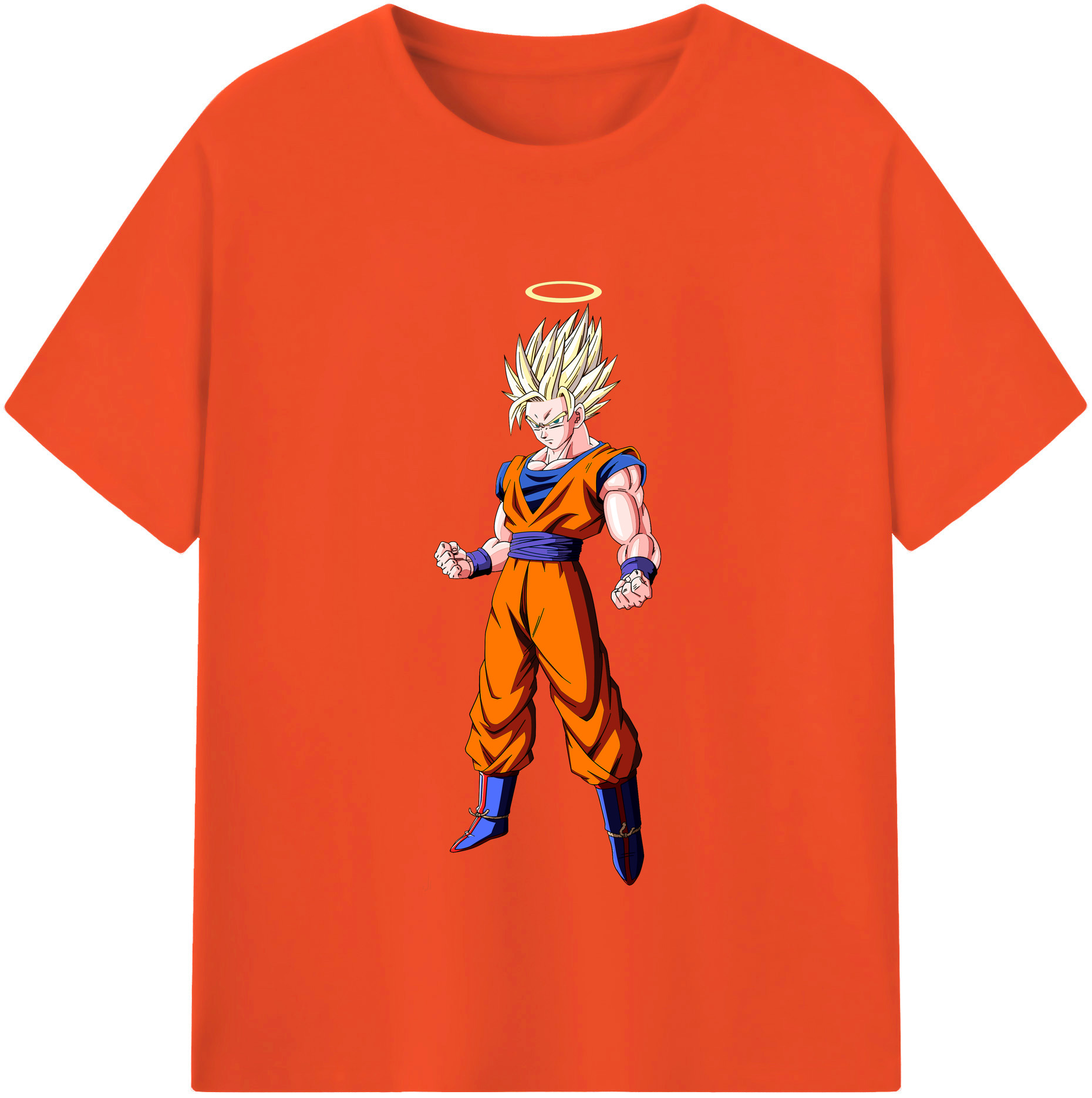 （画像用） ドラゴンボール 孫悟空（そん ごくう）Son Goku カカロット DRAGON BALL Kakarotto 綿100％半袖Tシャツ（フロントプリント）