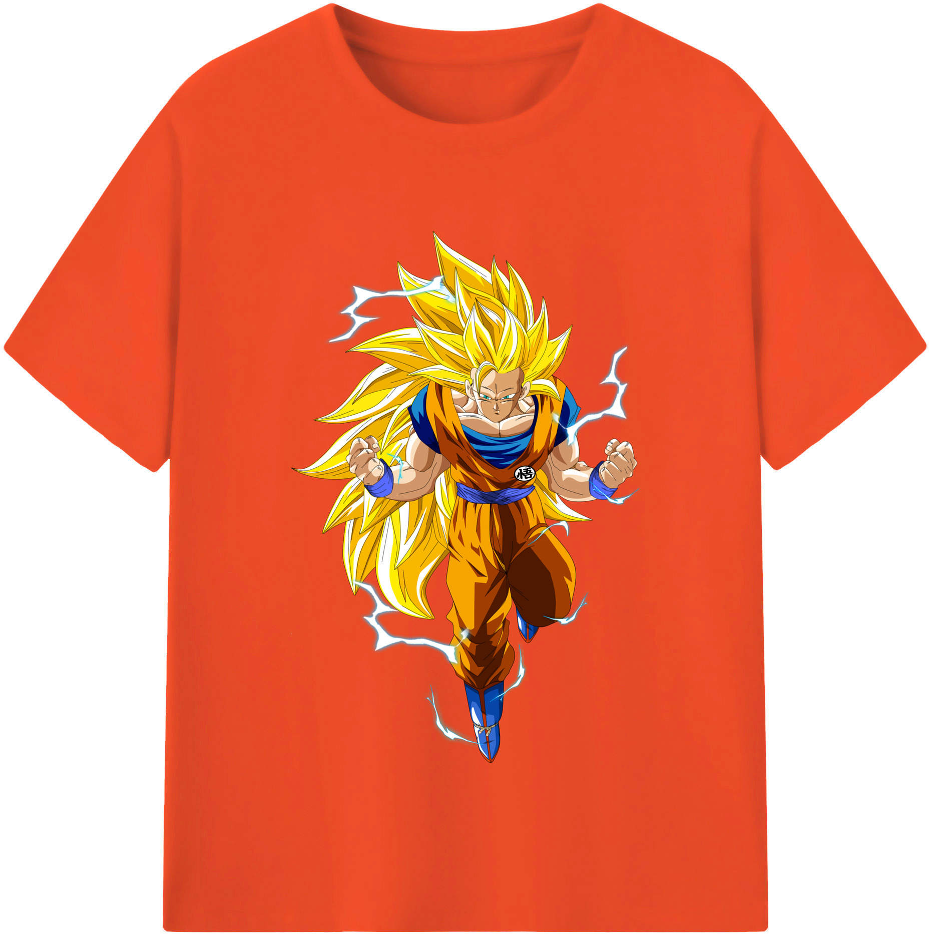 （画像用） ドラゴンボール 孫悟空（そん ごくう）Son Goku カカロット DRAGON BALL Kakarotto 綿100％半袖Tシャツ（フロントプリント）