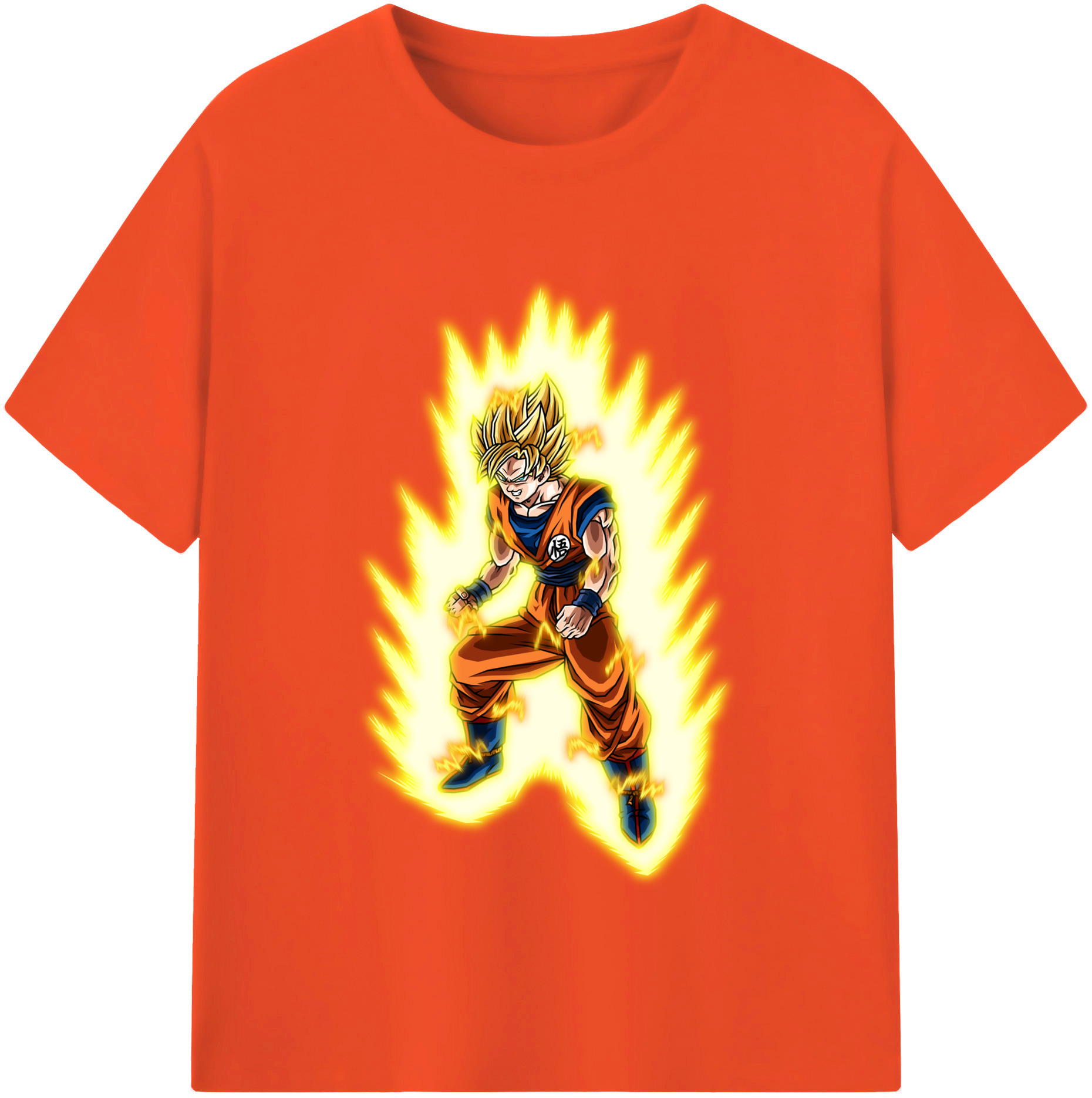 （画像用） ドラゴンボール 孫悟空（そん ごくう）Son Goku カカロット DRAGON BALL Kakarotto 綿100％半袖Tシャツ（フロントプリント）