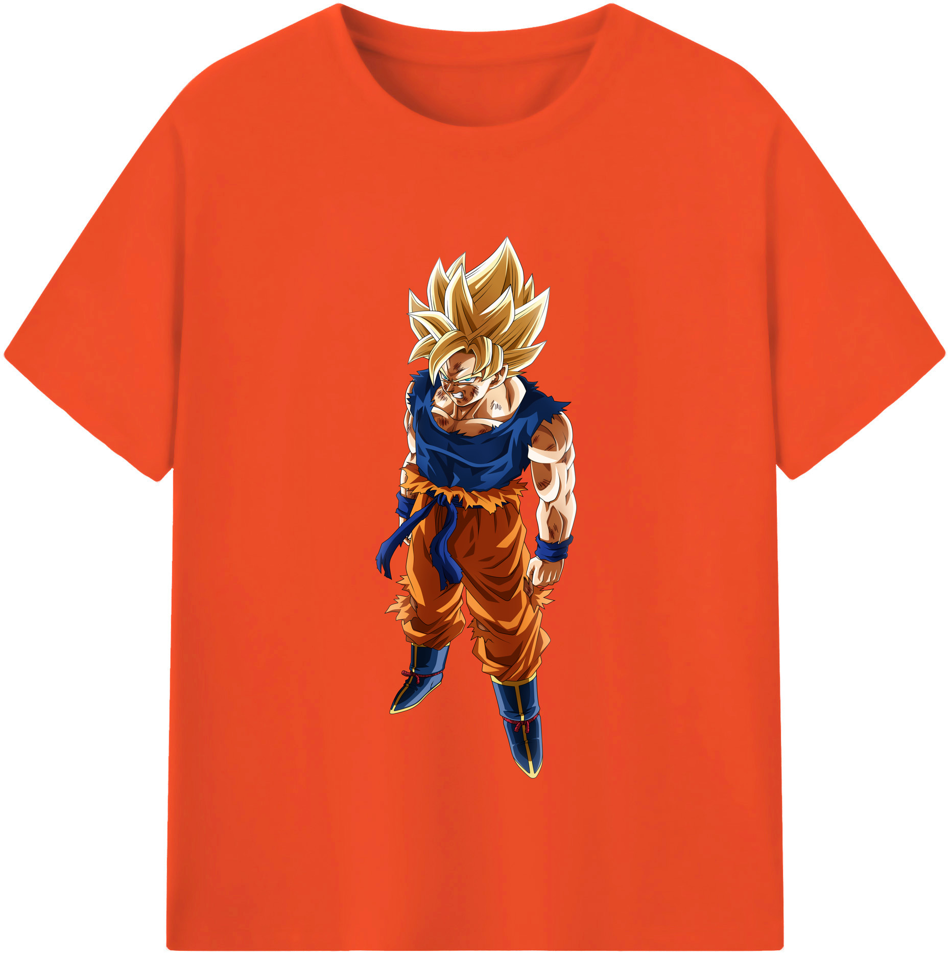 （画像用） ドラゴンボール 孫悟空（そん ごくう）Son Goku カカロット DRAGON BALL Kakarotto 綿100％半袖Tシャツ（フロントプリント）