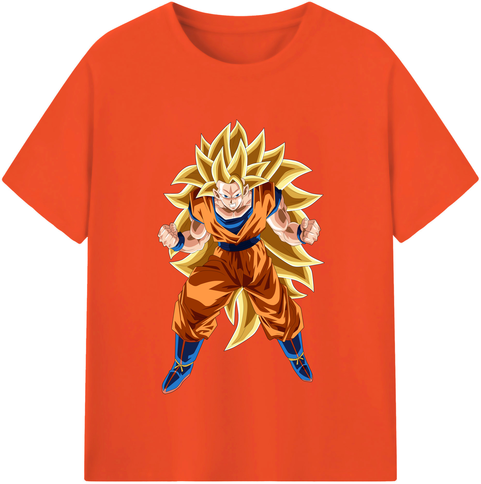 （画像用） ドラゴンボール 孫悟空（そん ごくう）Son Goku カカロット DRAGON BALL Kakarotto 綿100％半袖Tシャツ（フロントプリント）