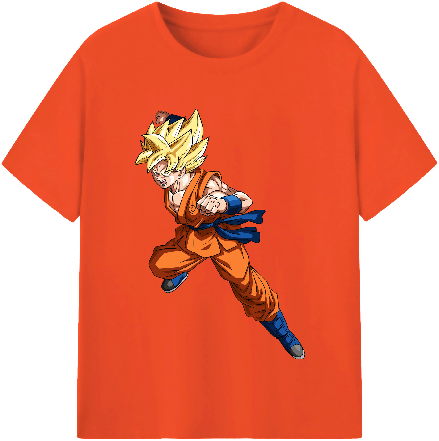 （画像用） ドラゴンボール 孫悟空（そん ごくう）Son Goku カカロット DRAGON BALL Kakarotto 綿100％半袖Tシャツ（フロントプリント）